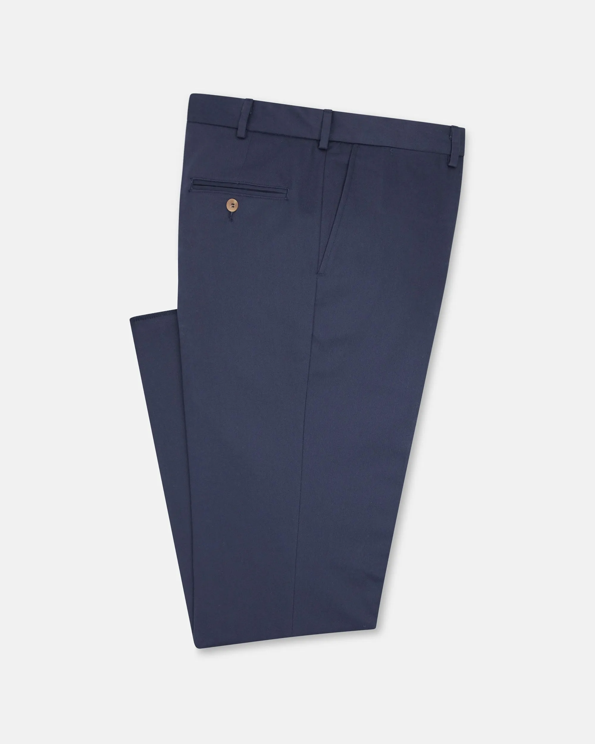 Made-in-USA Navy Washed Twill Chino Pant sold by J. Press