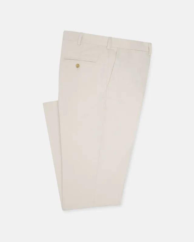 Made-in-USA Natural Washed Twill Chino Pant sold by J. Press