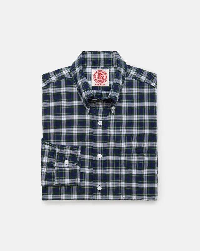Made-in-USA Dress Gordon Tartan Broadcloth Sport Shirt - Classic Fit sold by J. Press