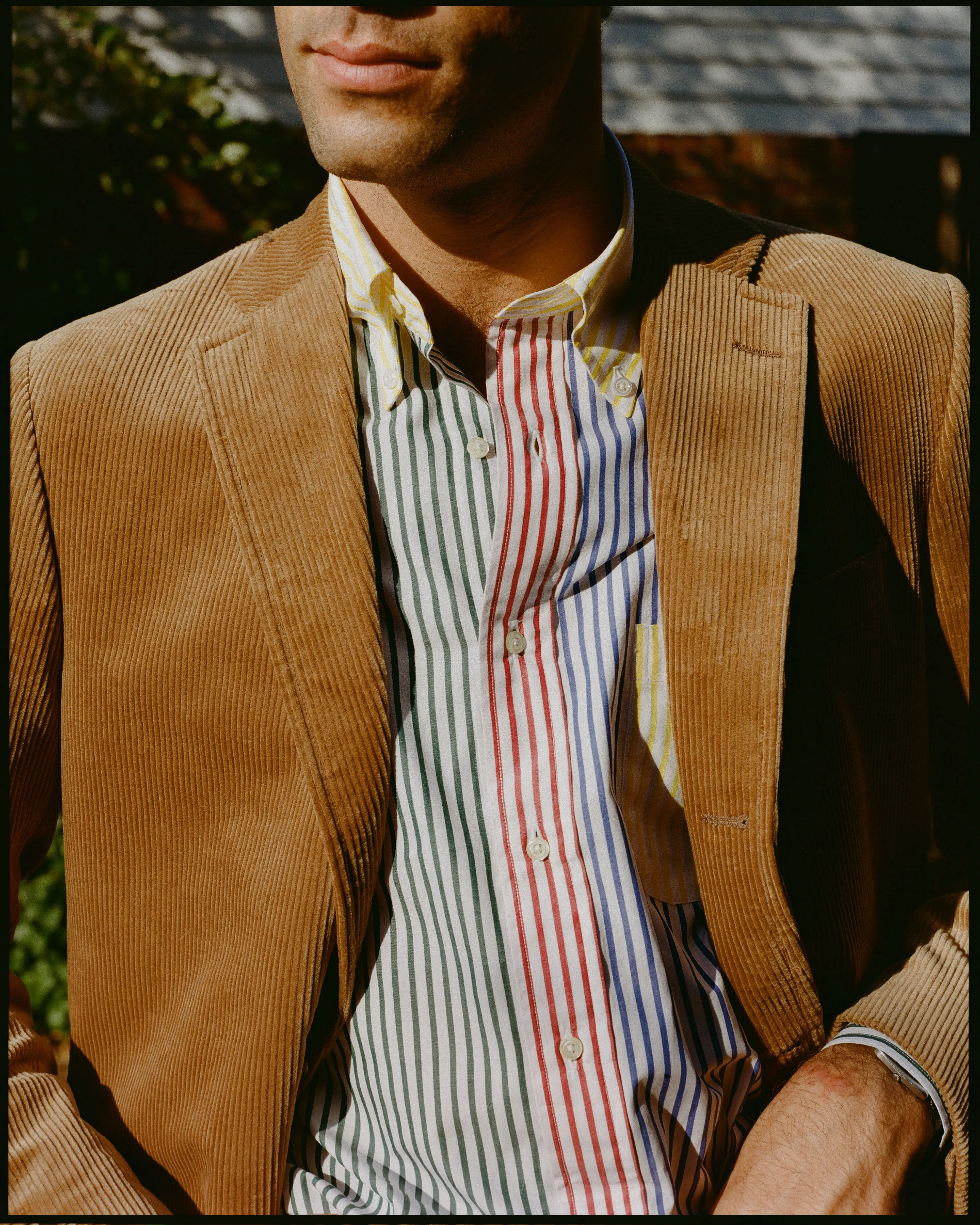 Made-in-USA Tan Duca Visconti Corduroy Sport Coat sold by J. Press product image thumbnail 2
