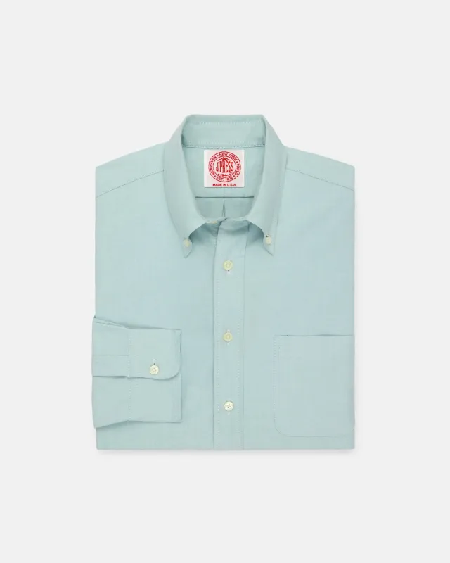 Made-in-USA Green Oxford Cloth Button Down Shirt  - Classic Fit sold by J. Press