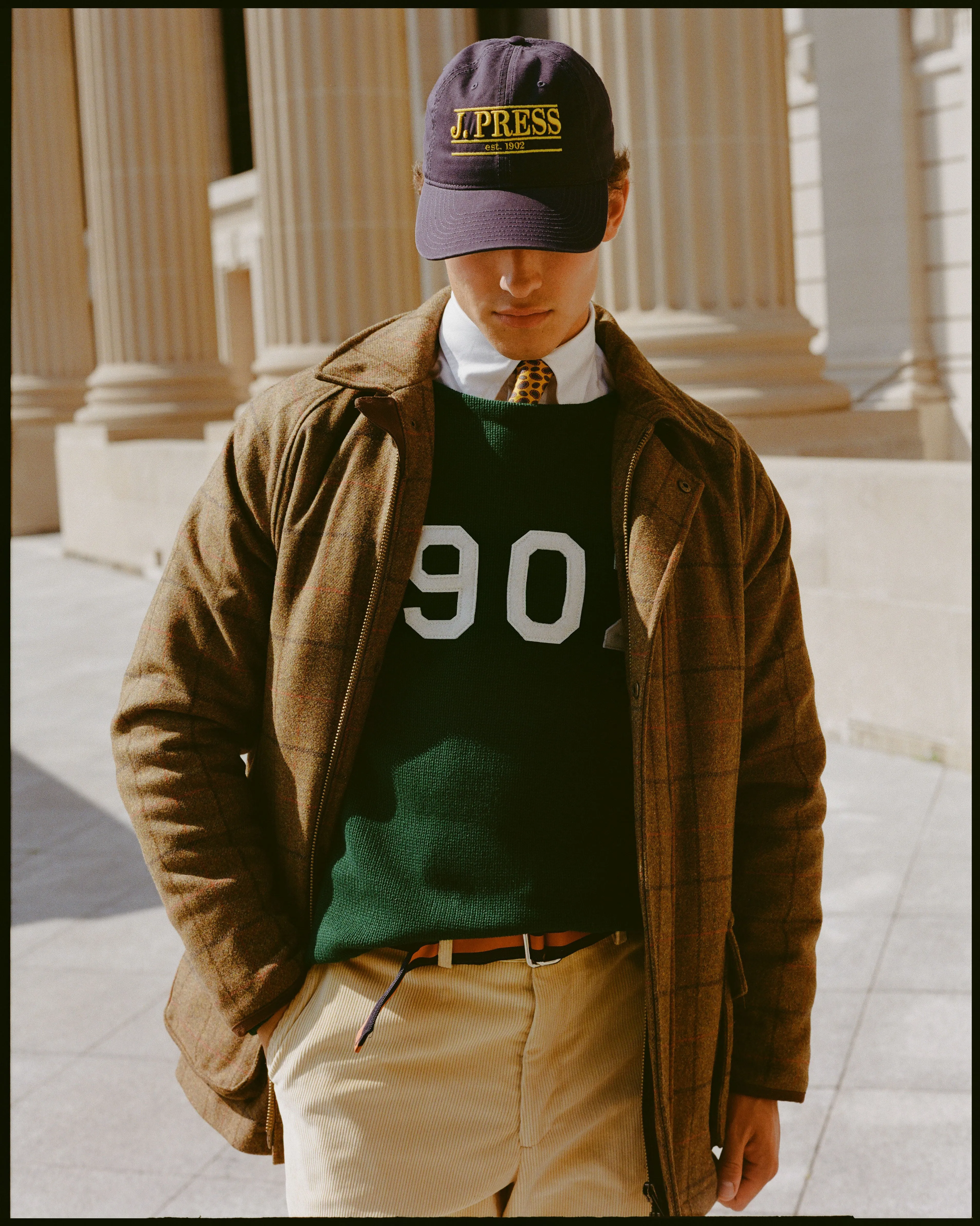 1902 "Take Ivy" Varsity Boatneck Sweater sold by J. Press product image thumbnail 5