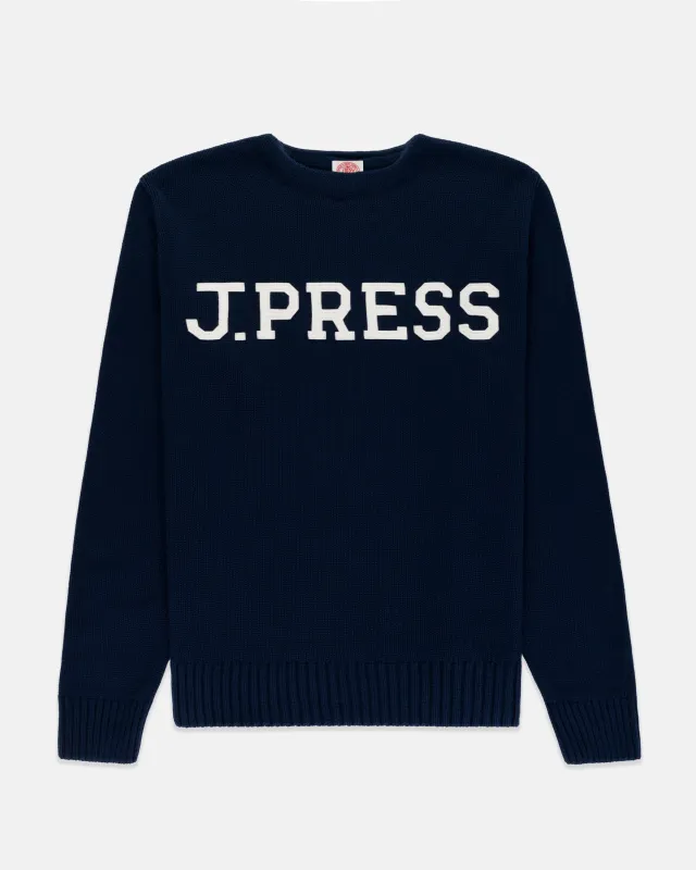 J. Press "Take Ivy" Varsity Boatneck Sweater sold by J. Press