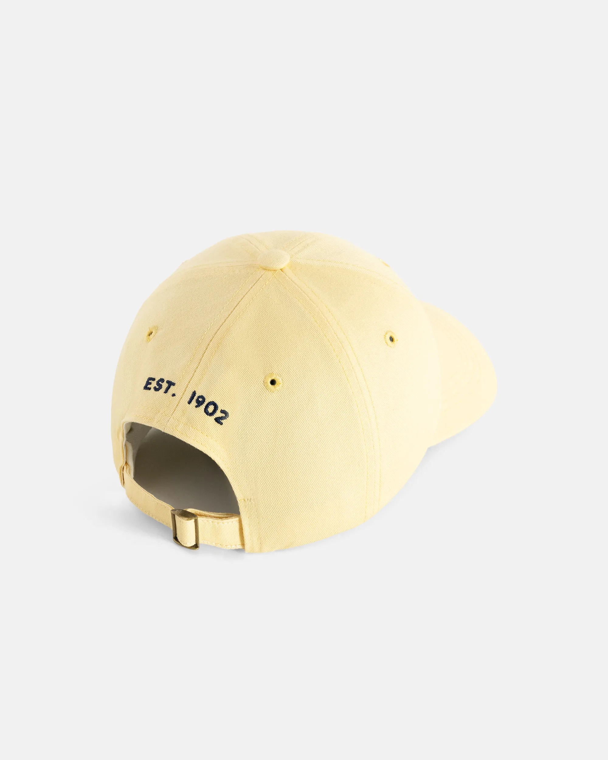 Made-in-USA Yellow Skull & Bones Embroidered Dad Hat sold by J. Press product image thumbnail 2