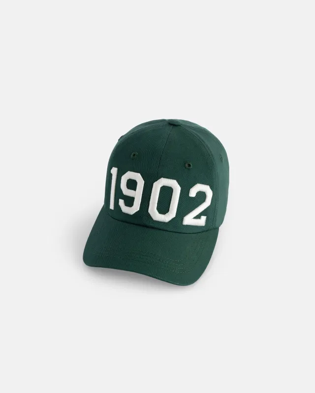 Made-in-USA Green 1902 Embroidered Dad Hat made by J. Press