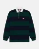 Made-in-USA Green Guard Stripe J. Press Seal Cotton Rugby sold by J. Press