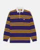 Made-in-USA Purple Triple Stripe J. Press Seal Cotton Rugby sold by J. Press