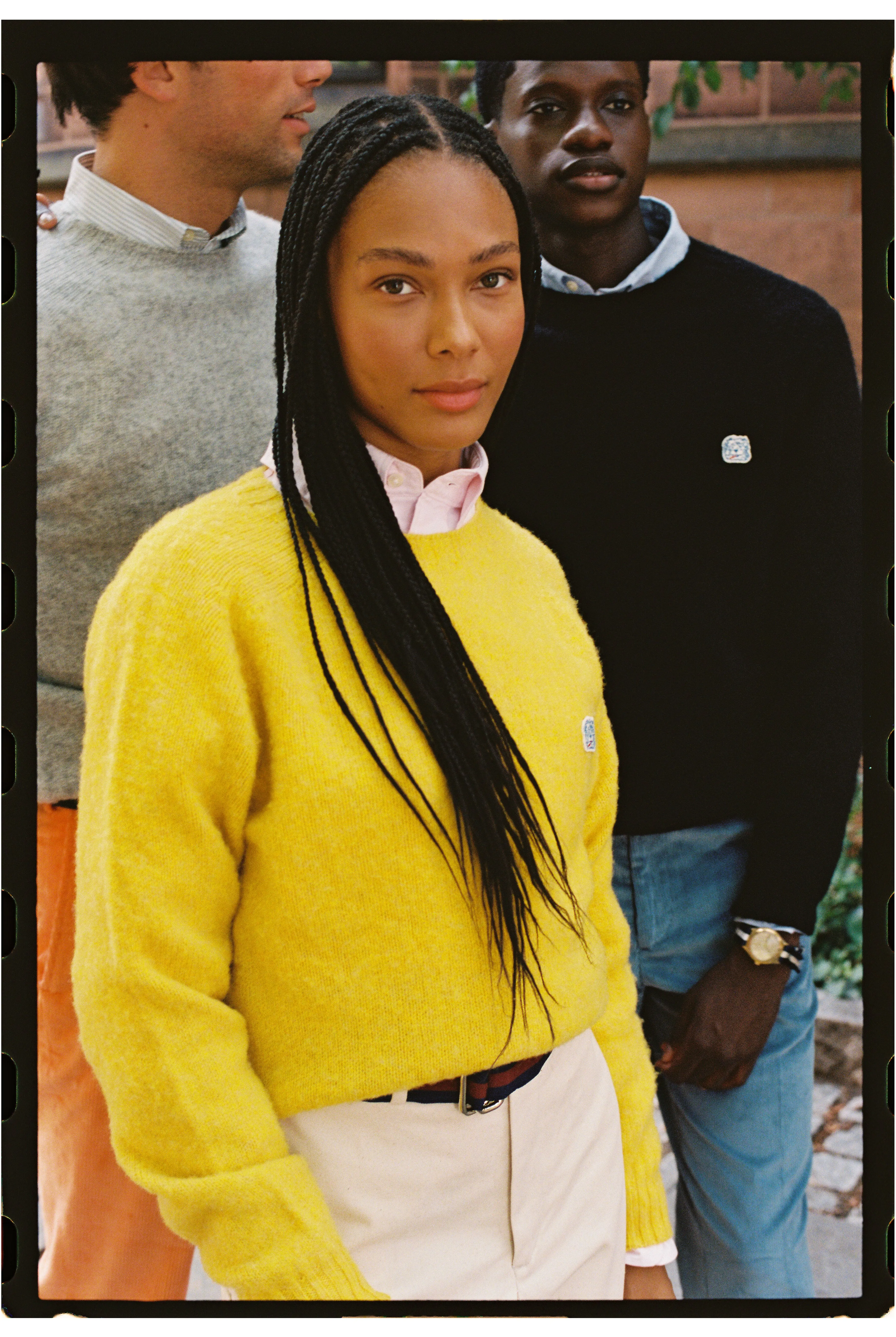 Made-in-Scotland Yellow Shaggy Dog Icon Sweater - Trim Fit sold by J. Press product image thumbnail 3