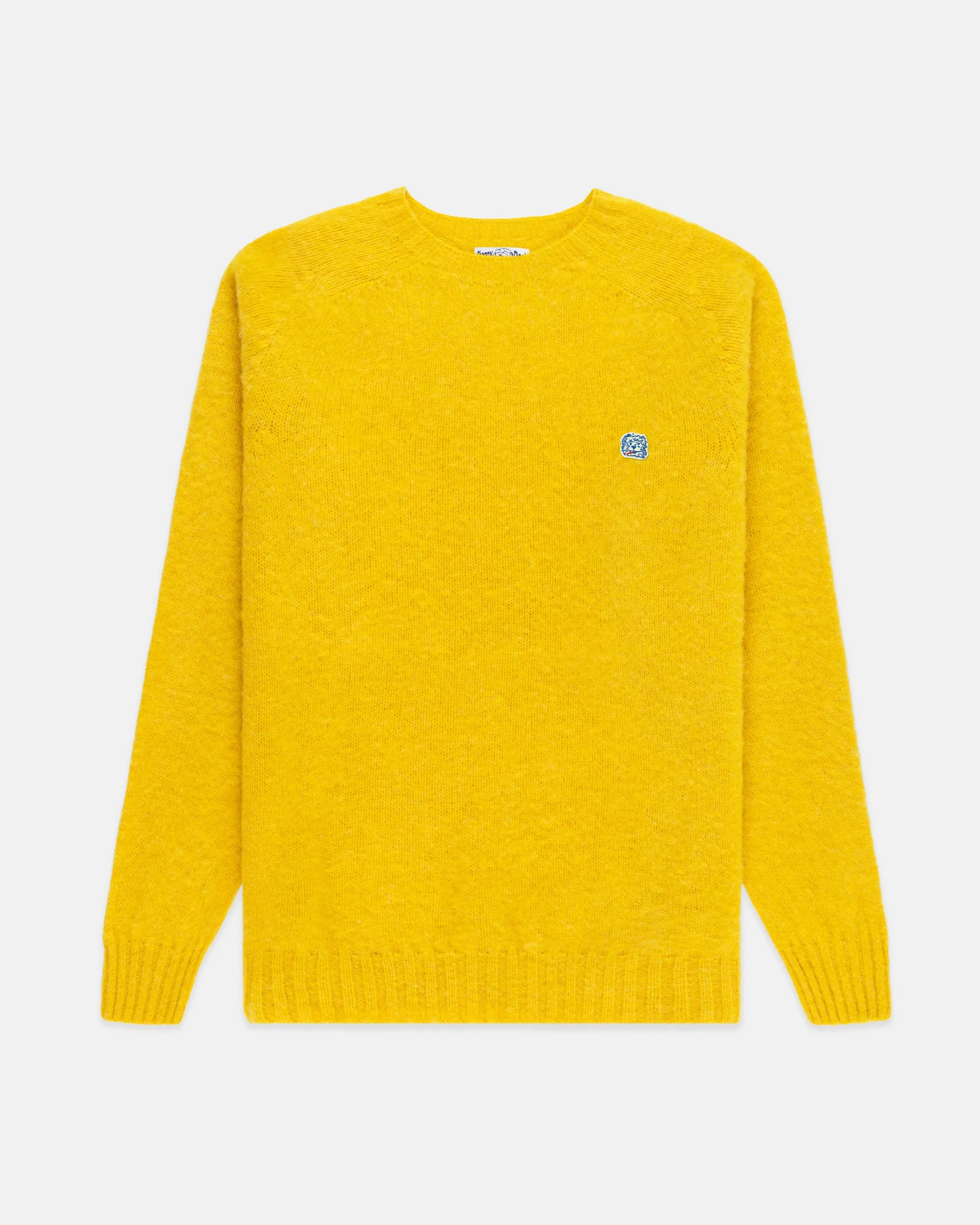 Made-in-Scotland Yellow Shaggy Dog Icon Sweater - Trim Fit sold by J. Press product image thumbnail 2