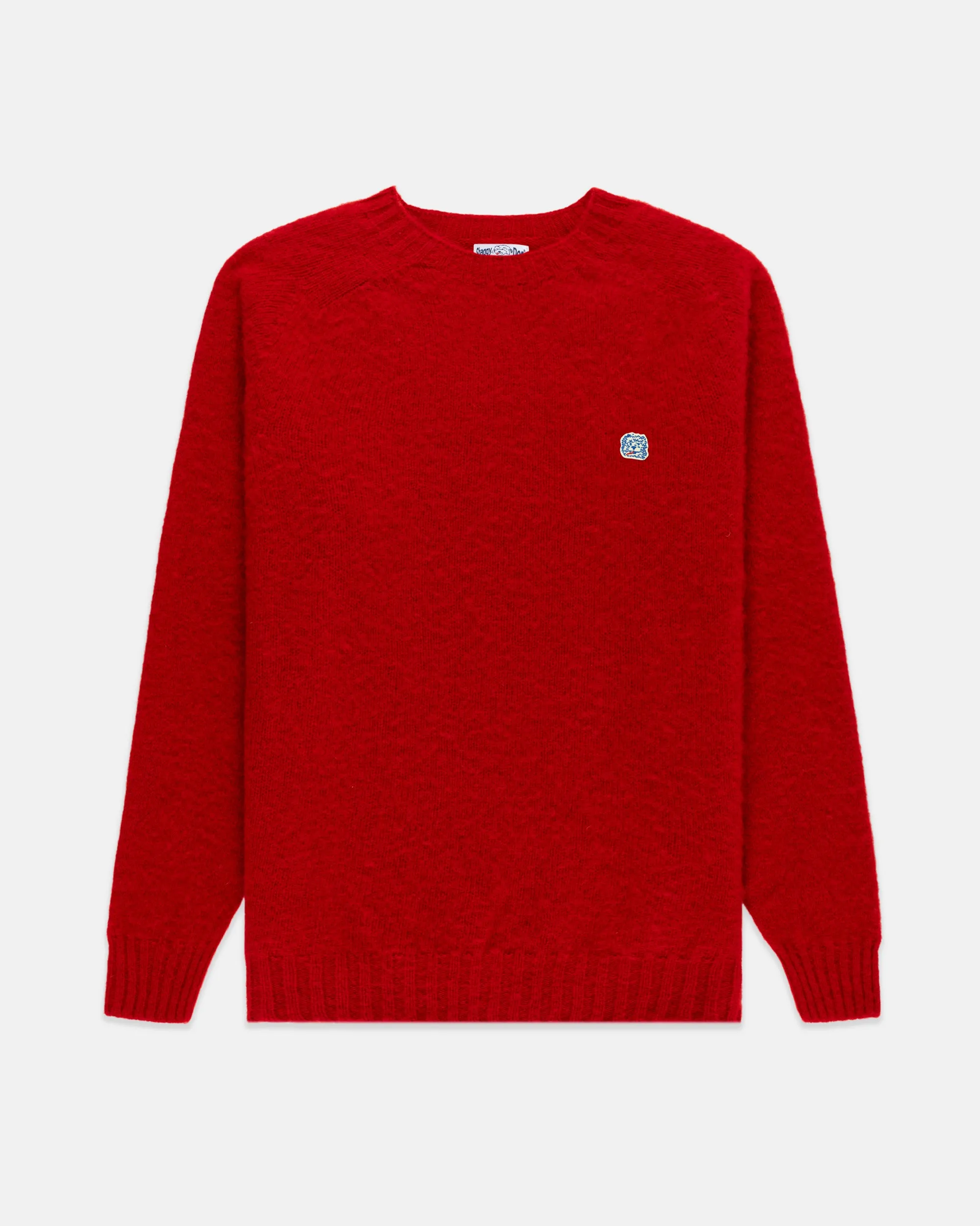 Made-in-Scotland Red Shaggy Dog Icon Sweater - Trim Fit sold by J. Press product image thumbnail 2
