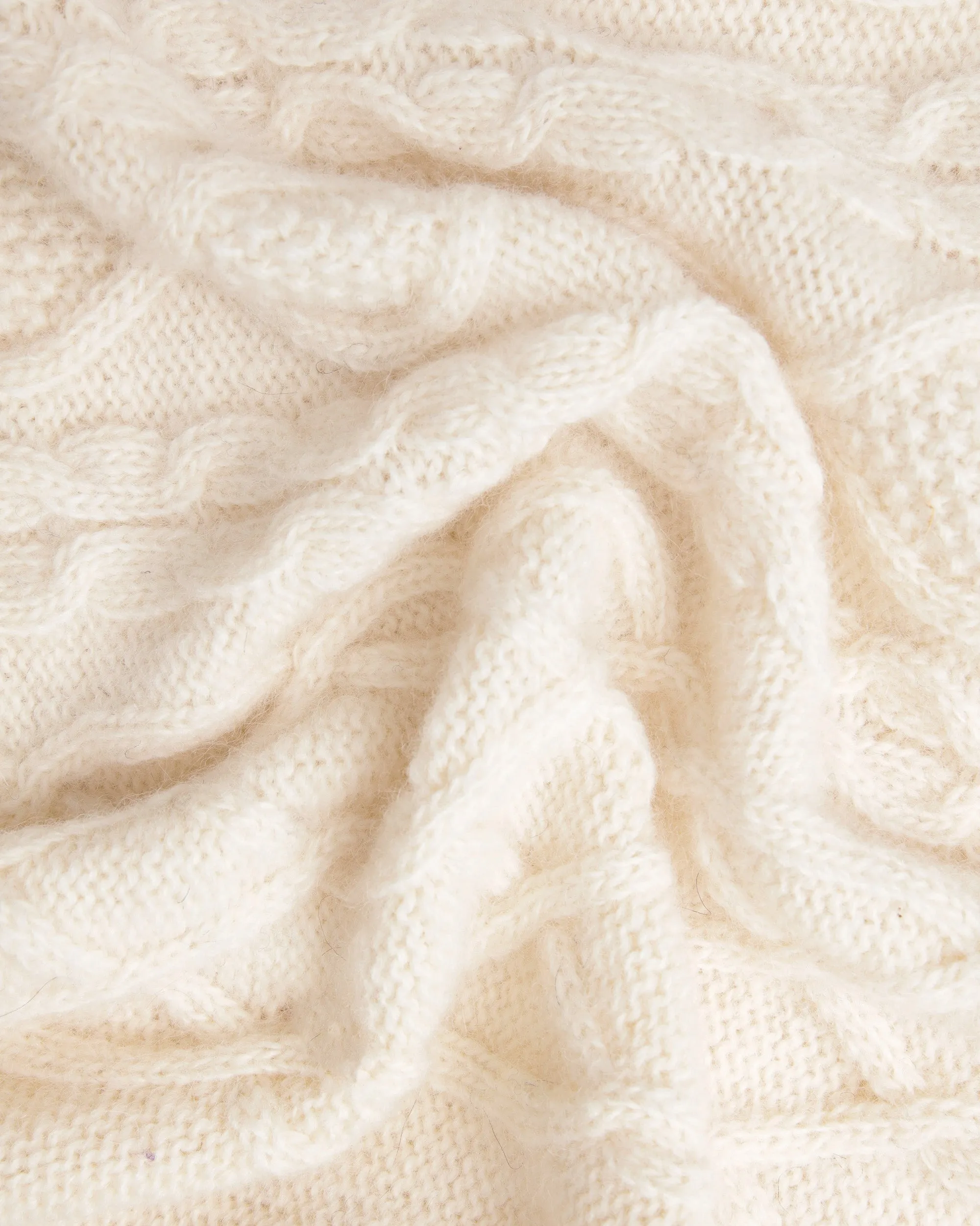 Made-in-Norway Cream Aran Knit Sweater sold by J. Press product image thumbnail 5