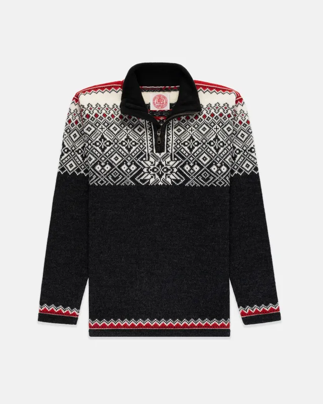 Made-in-Norway Quarter-zip Alpine Sweater sold by J. Press