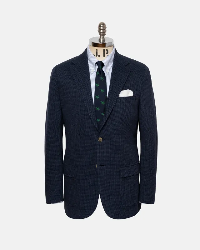 Blue Check Knit Sport Coat sold by J. Press