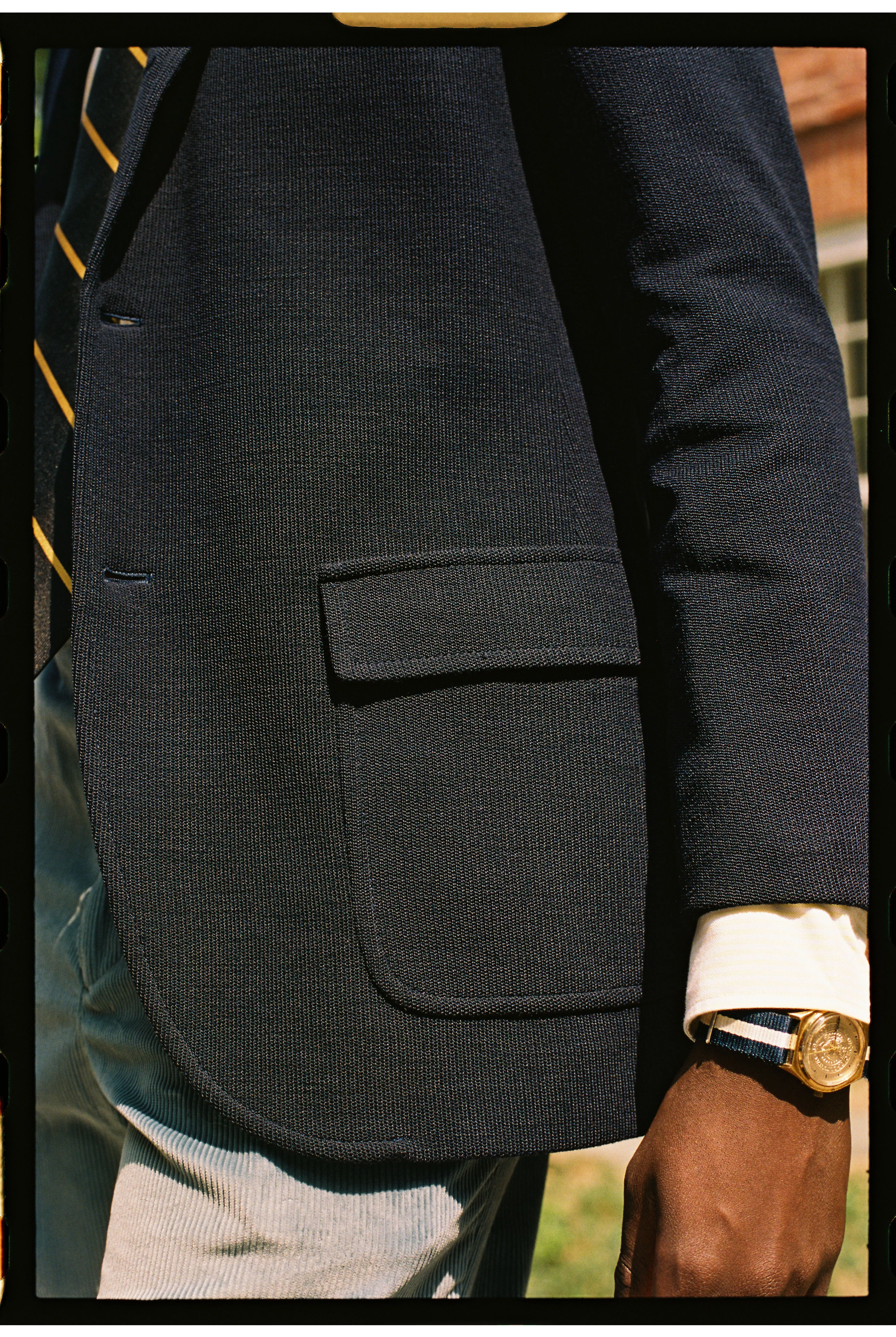 Navy Knit Blazer sold by J. Press product image thumbnail 2