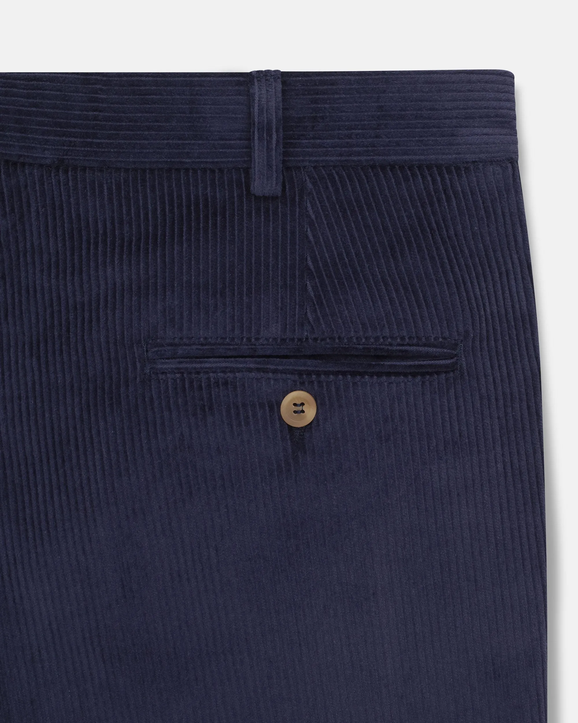 Made-in-USA Navy Wide Wale British Corduroy Pant sold by J. Press product image thumbnail 3