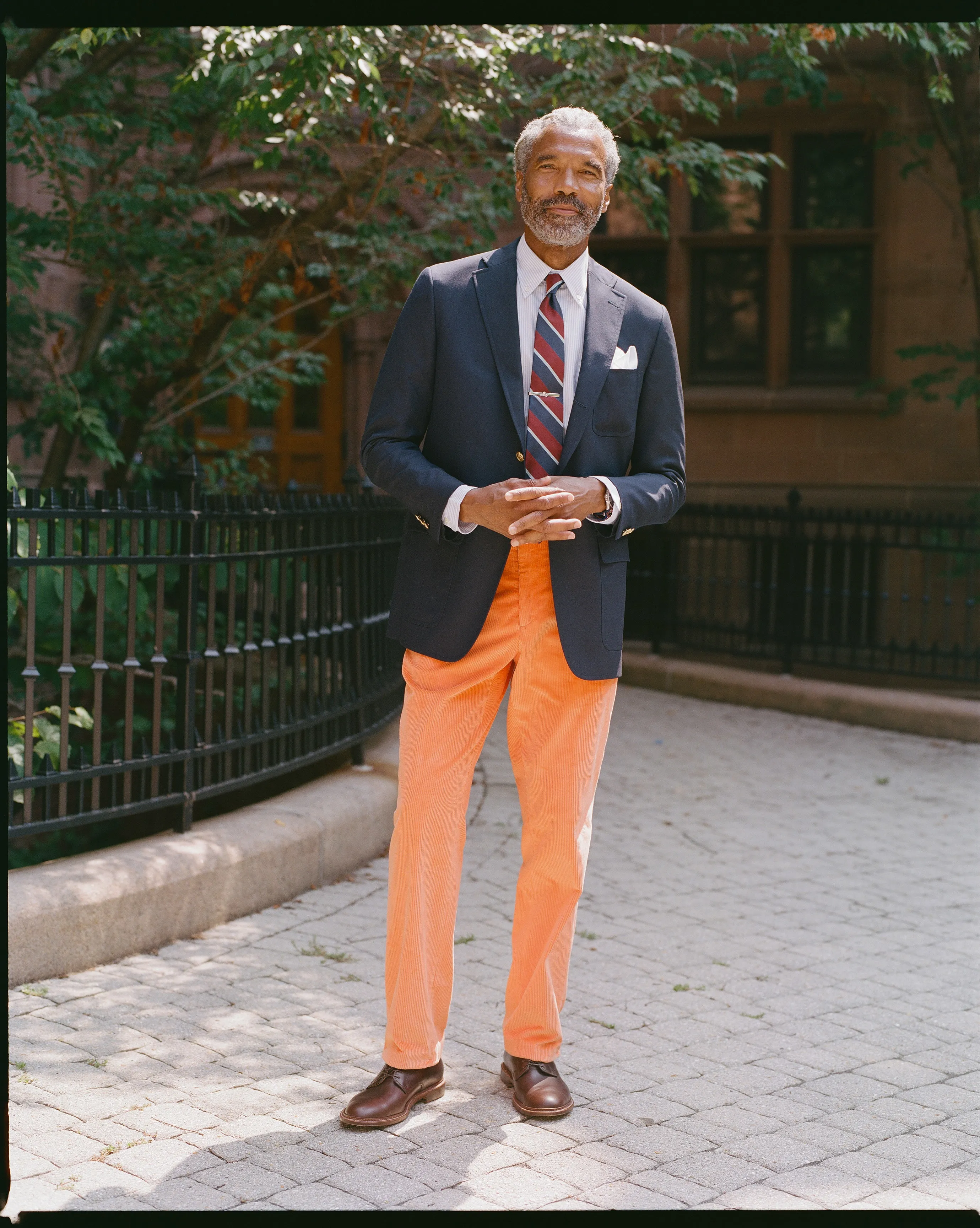 Made-in-USA Orange Wide Wale Corduroy Pant sold by J. Press product image thumbnail 5