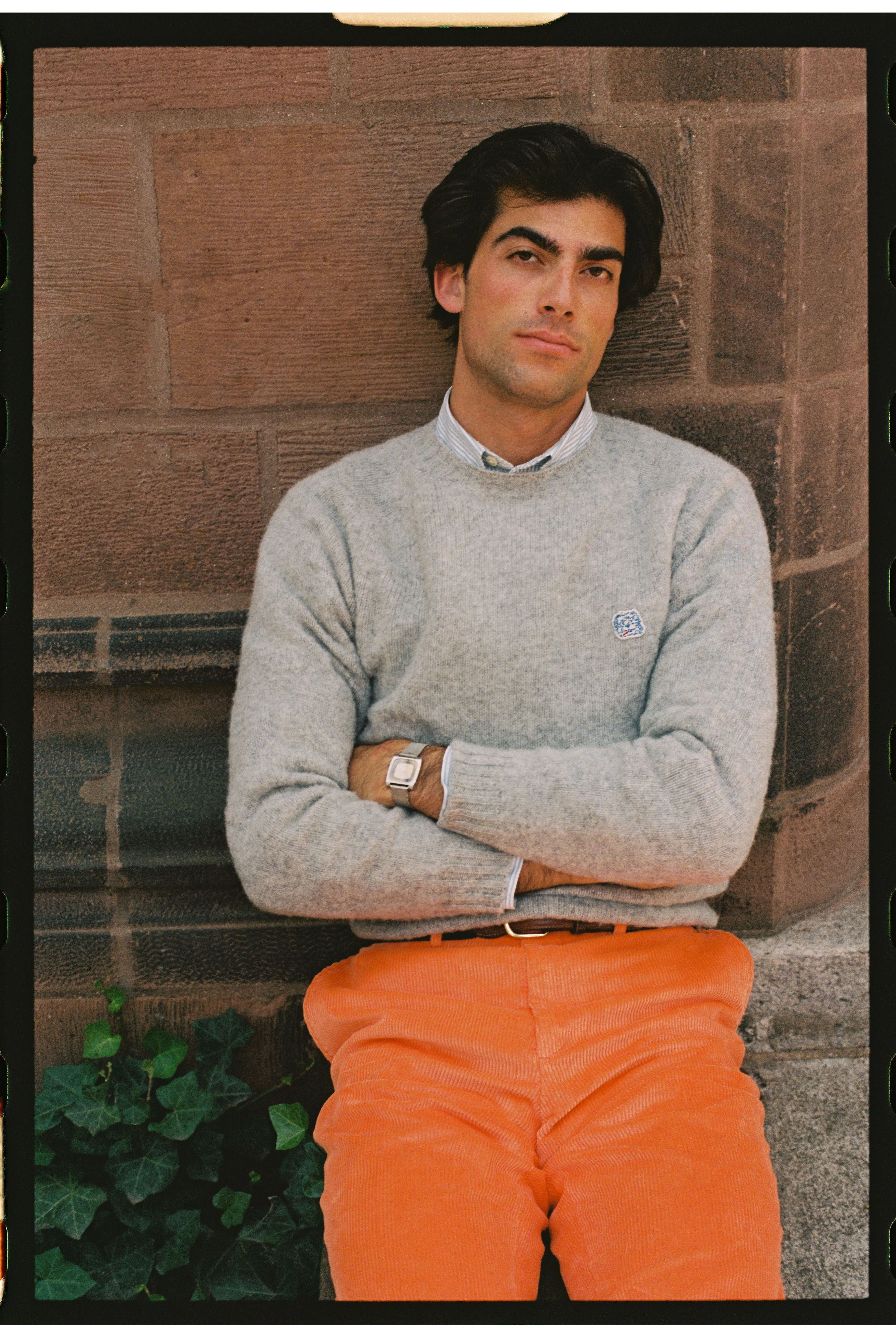 Made-in-USA Orange Wide Wale Corduroy Pant sold by J. Press product image thumbnail 4