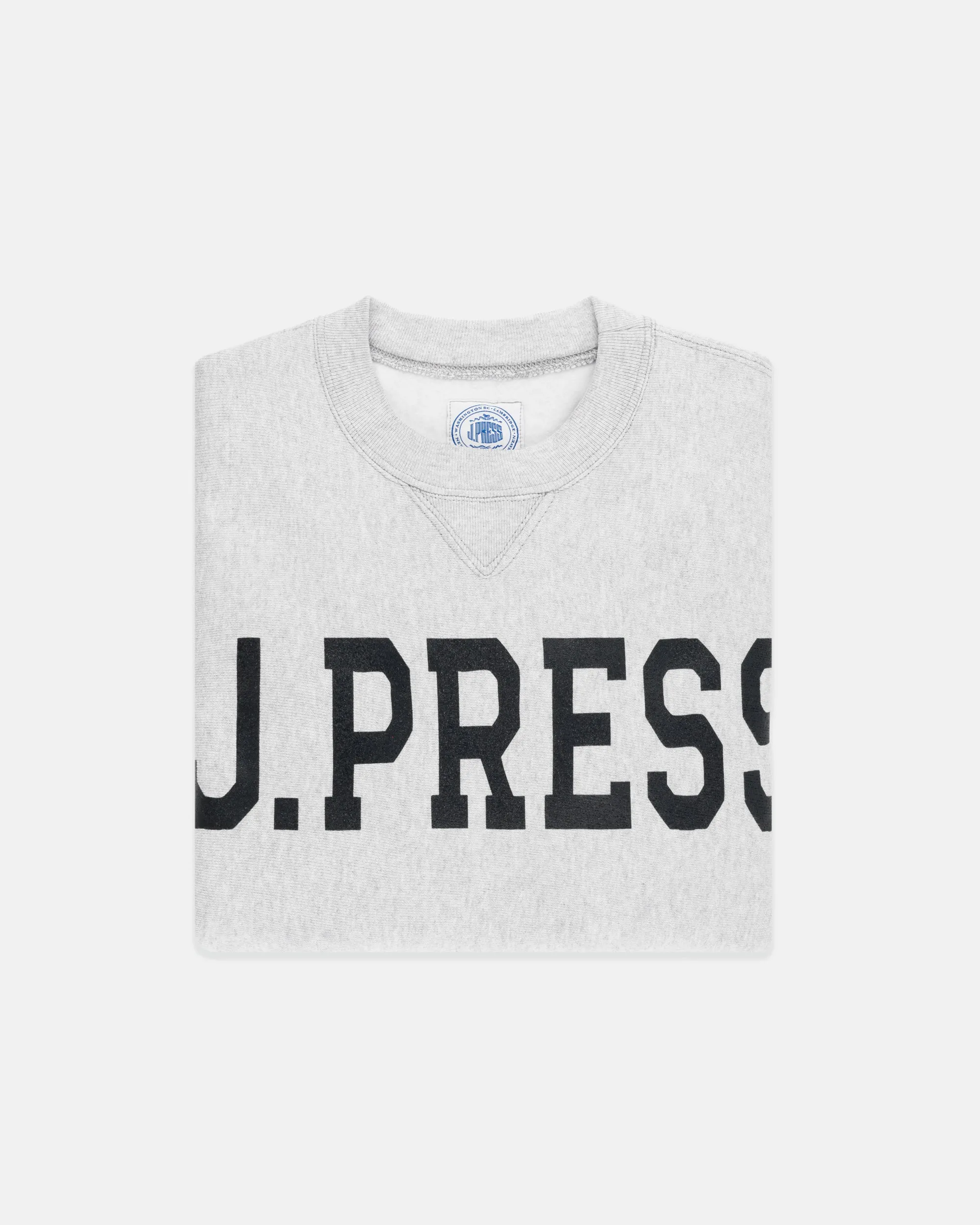Made-in-USA Ash Grey J.Press Crewneck Sweatshirt sold by J. Press product image thumbnail 2
