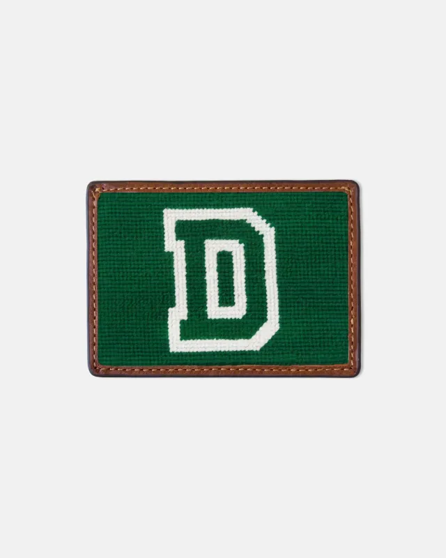 Dartmouth College Needlepoint Card Case made by J. Press
