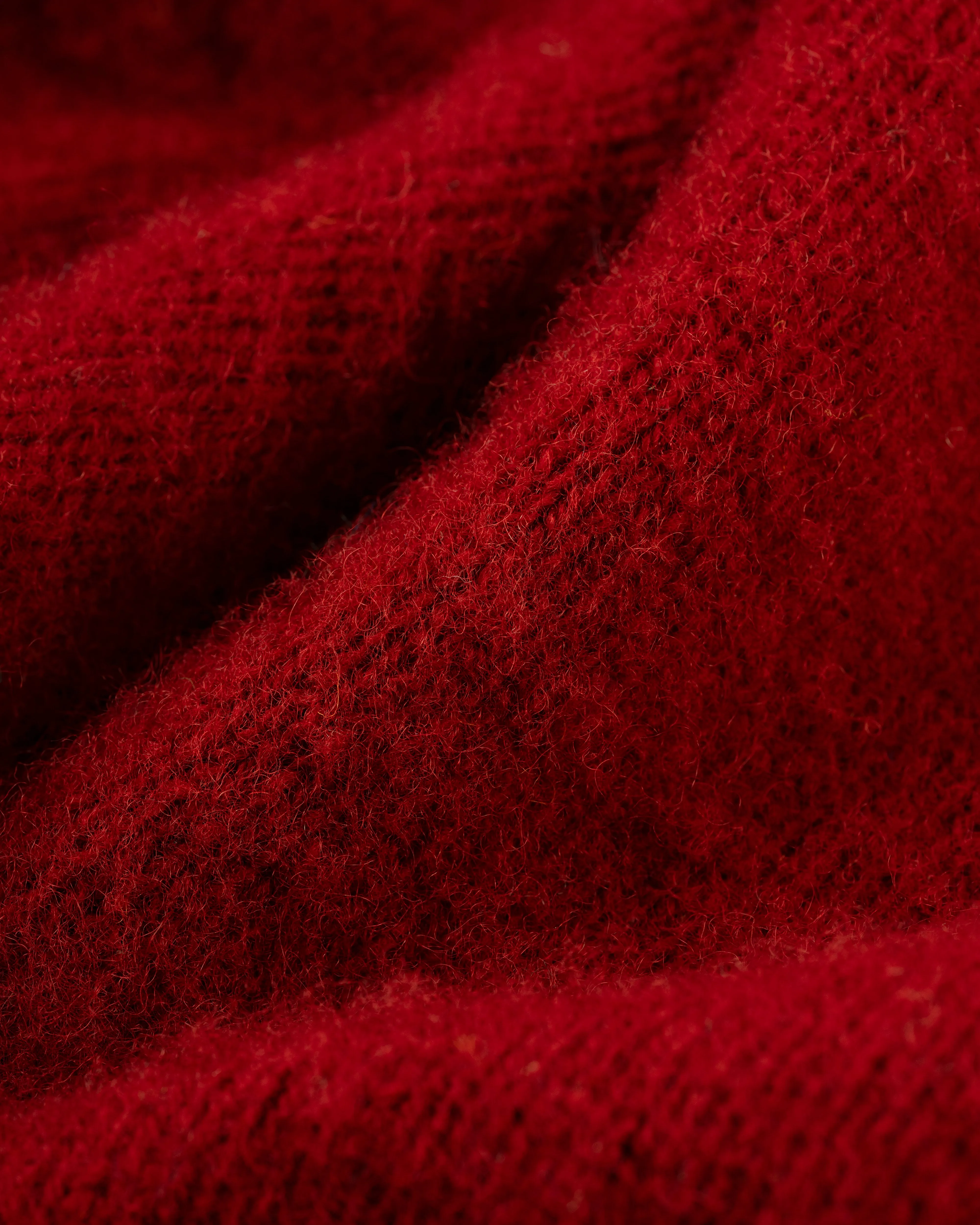 Made-in-Scotland Dark Red Shaggy Dog Sweater - Classic Fit sold by J. Press product image thumbnail 4