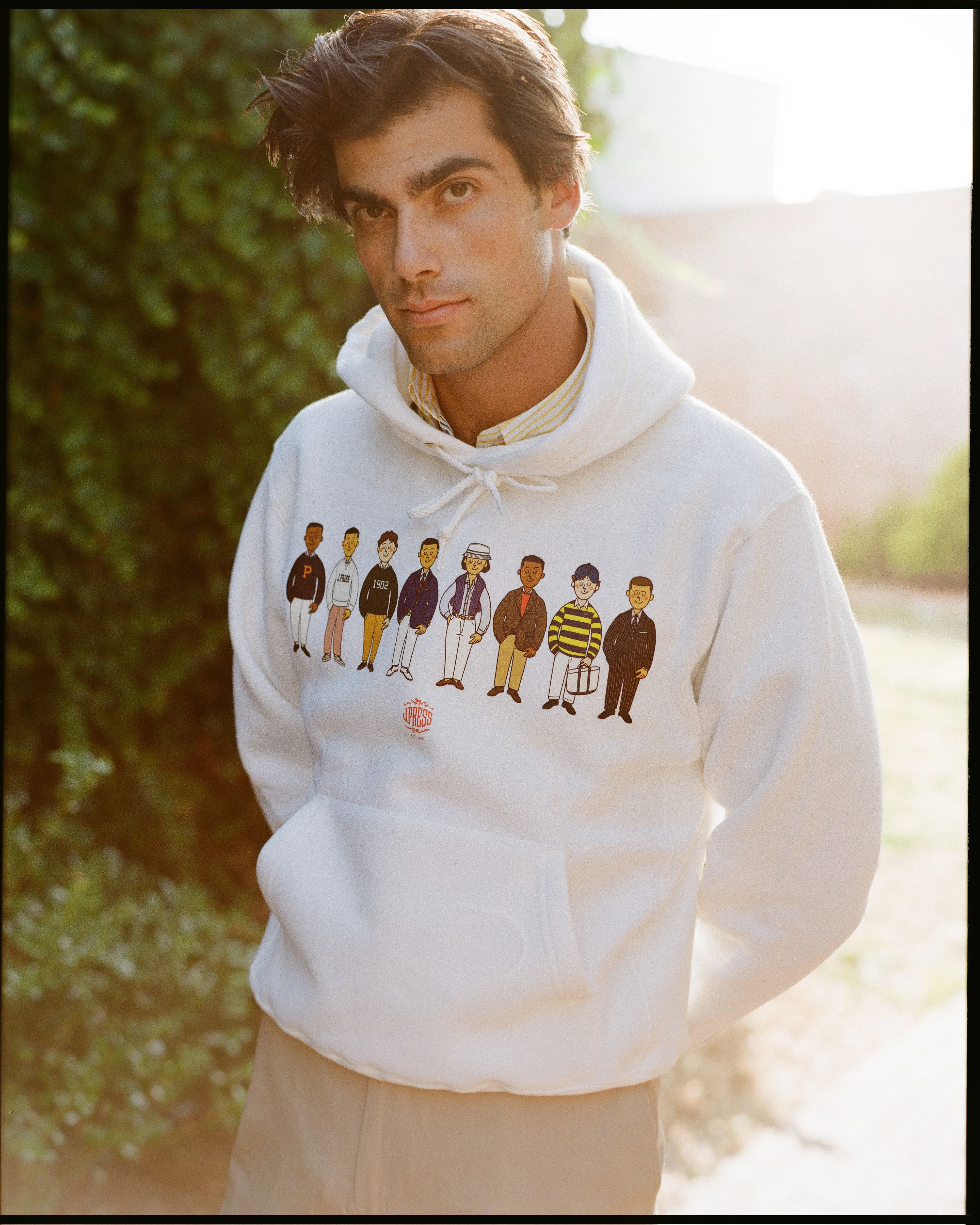 Made-in-USA J. Press "Ivy Guys" Hoodie sold by J. Press product image thumbnail 3