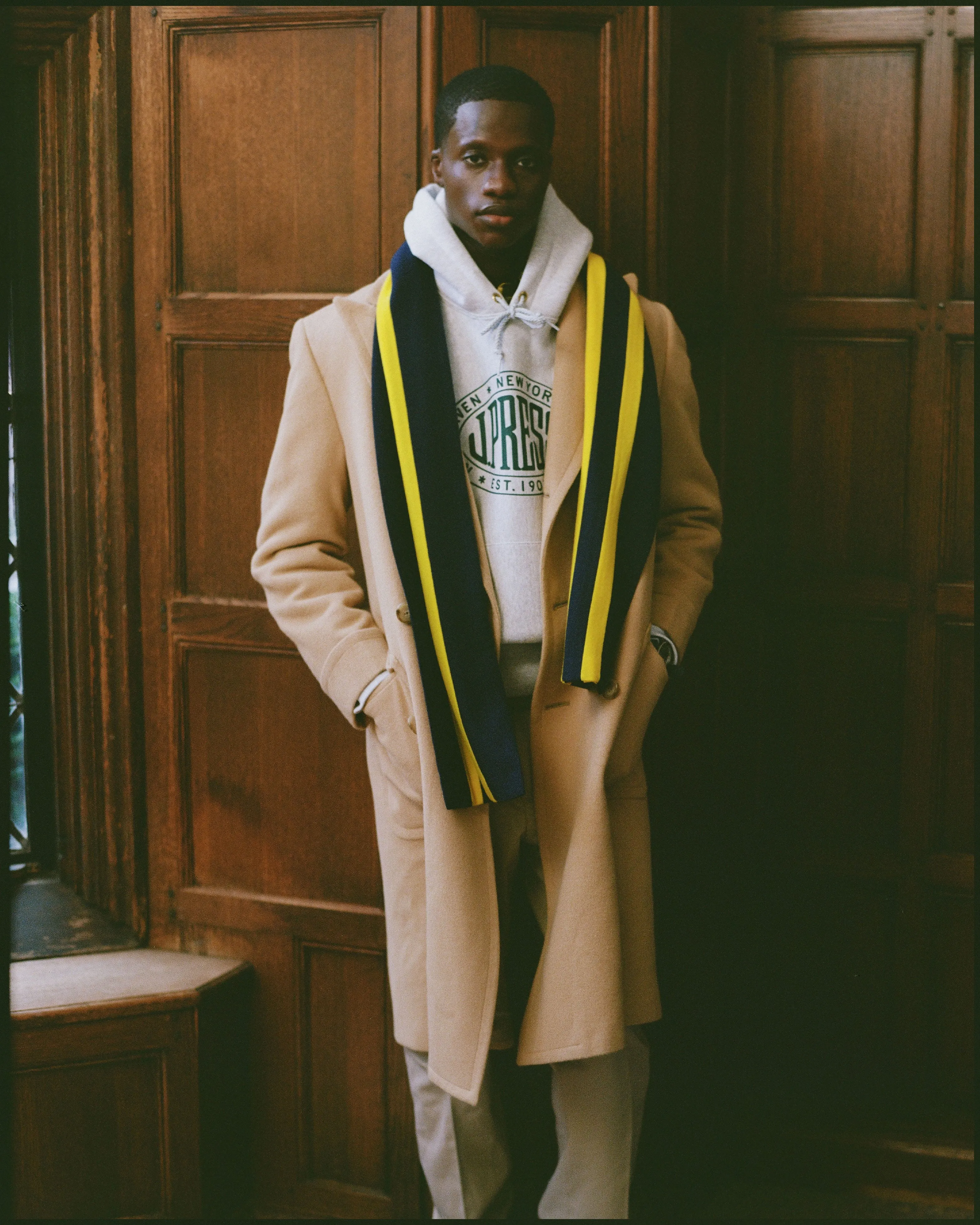 Made in USA J. Press Vintage Seal Logo Hoodie sold by J. Press product image thumbnail 5