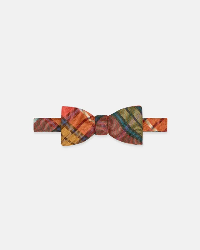 Made-in-England Buchanan Antique Tartan Wool Bow Tie sold by J. Press