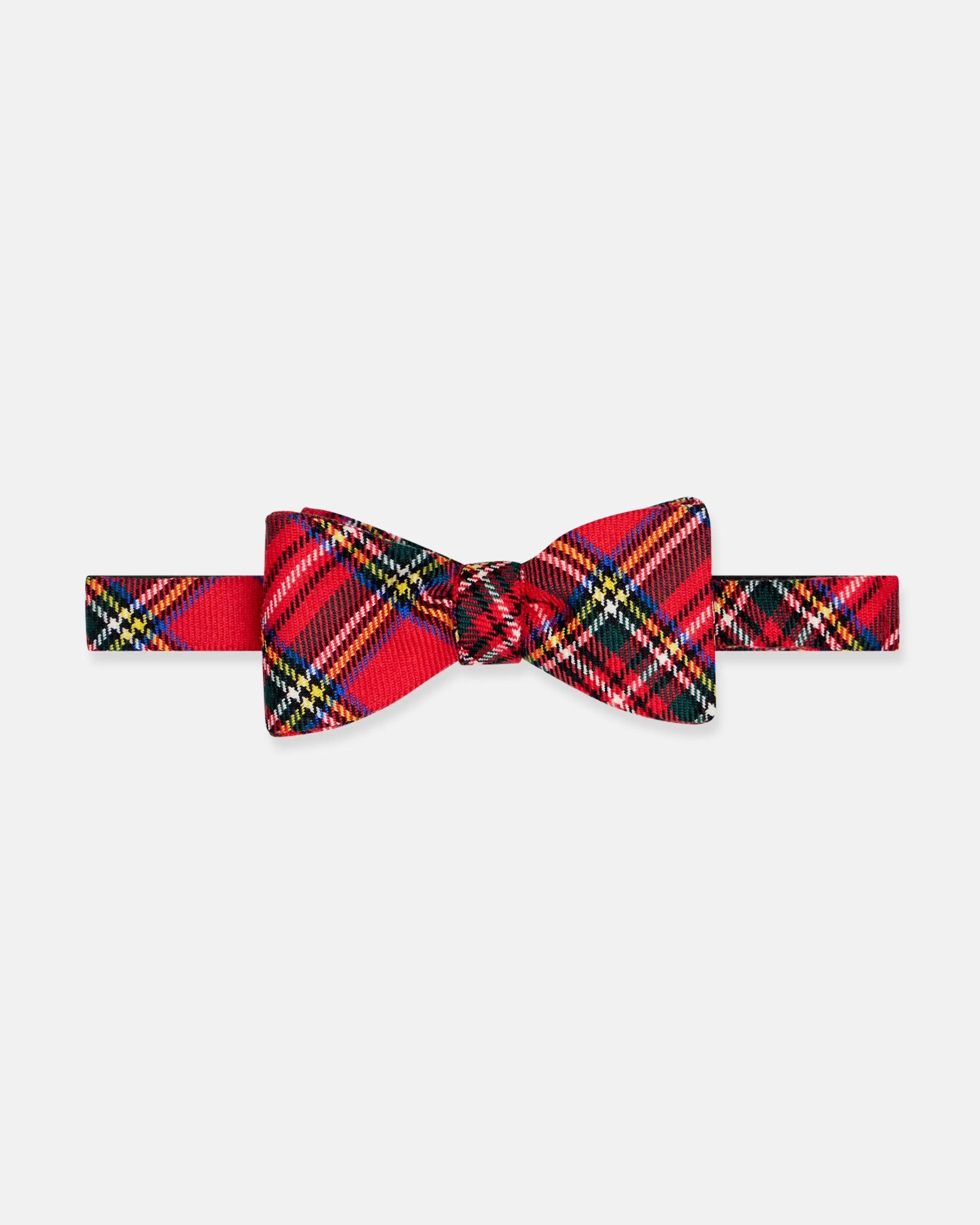 Made-in-England Royal Stewart Tartan Wool Bow Tie sold by J. Press