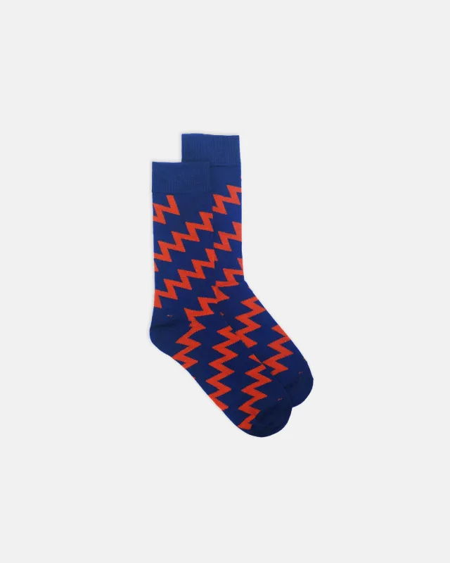 Royal Artillery Regimental Stripe Cotton Socks sold by J. Press