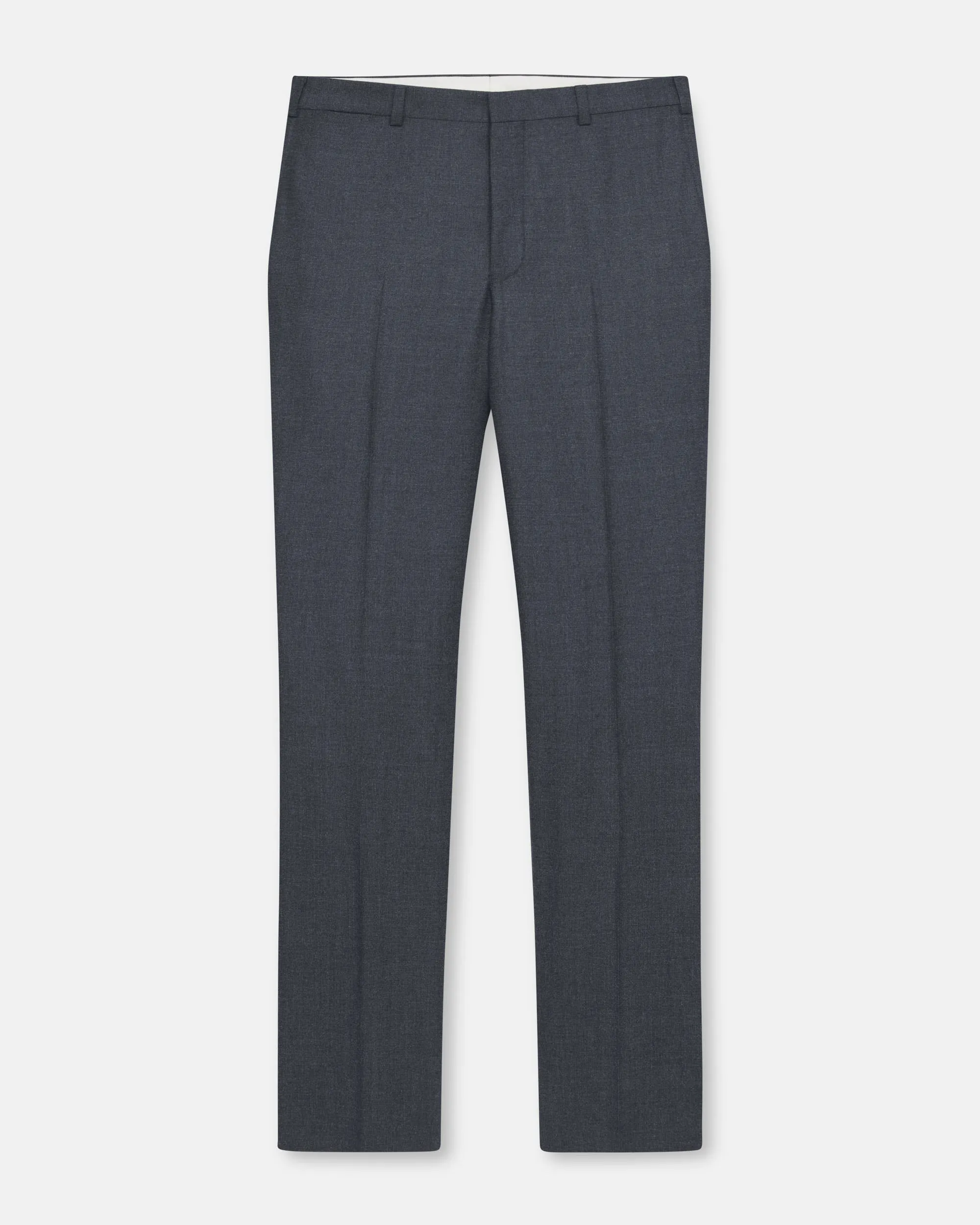 Made-in-Canada Blue Ticweave Wool Trouser sold by J. Press product image thumbnail 2