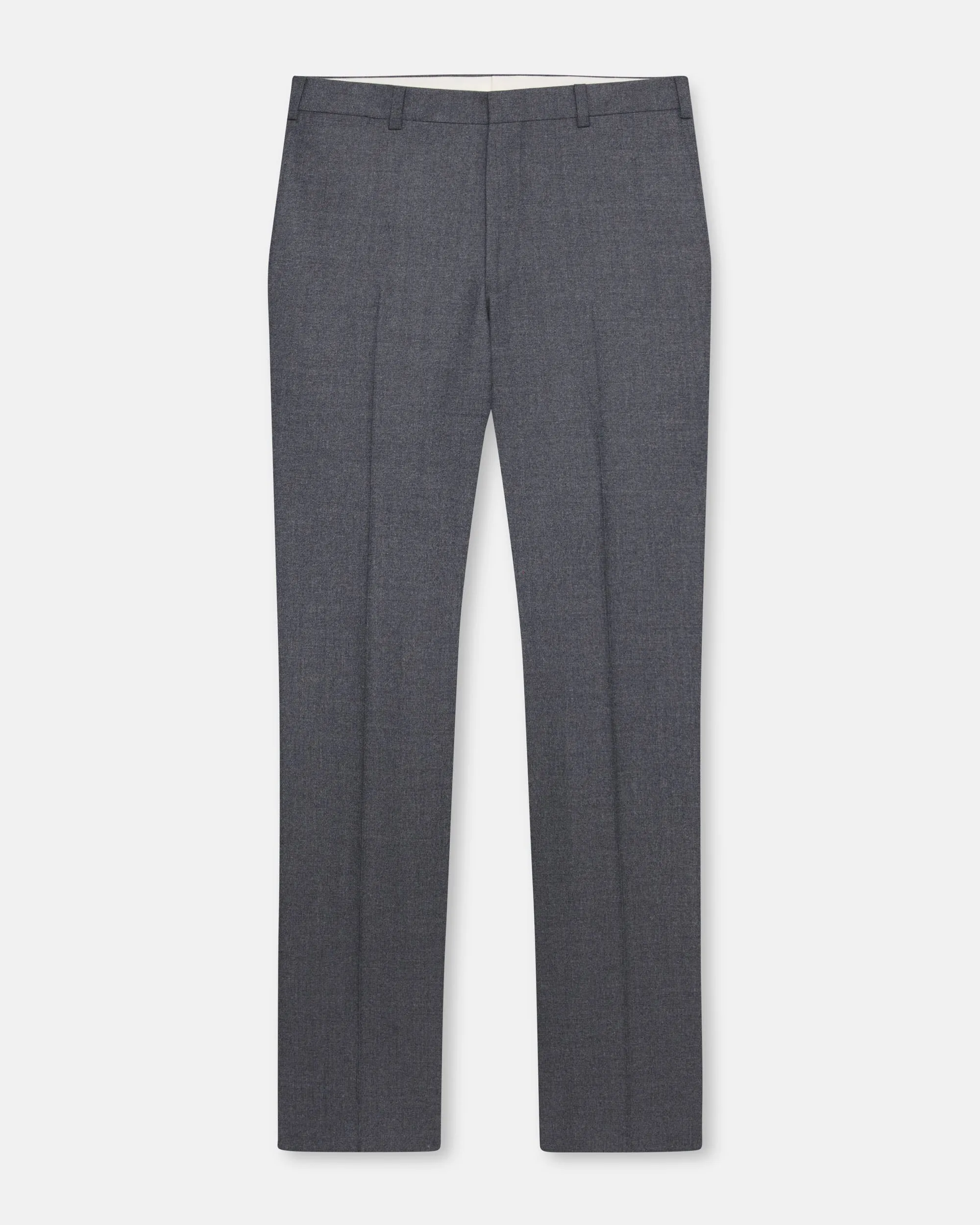 Made-in-Canada Gray Ticweave Wool Trouser sold by J. Press product image thumbnail 2