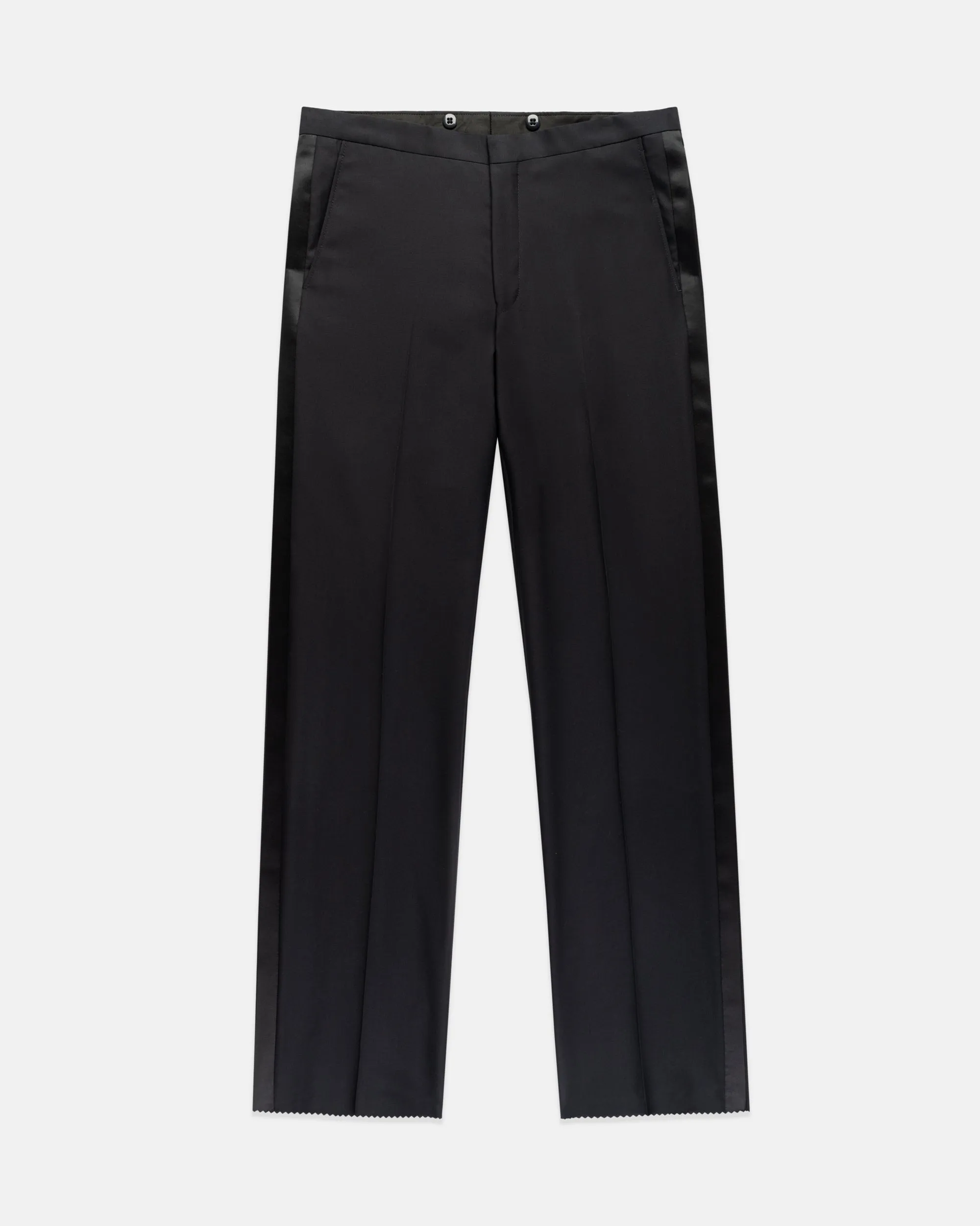 Made-in-USA Formal Worsted Wool Trousers With Grosgrain Braid sold by J. Press product image thumbnail 2