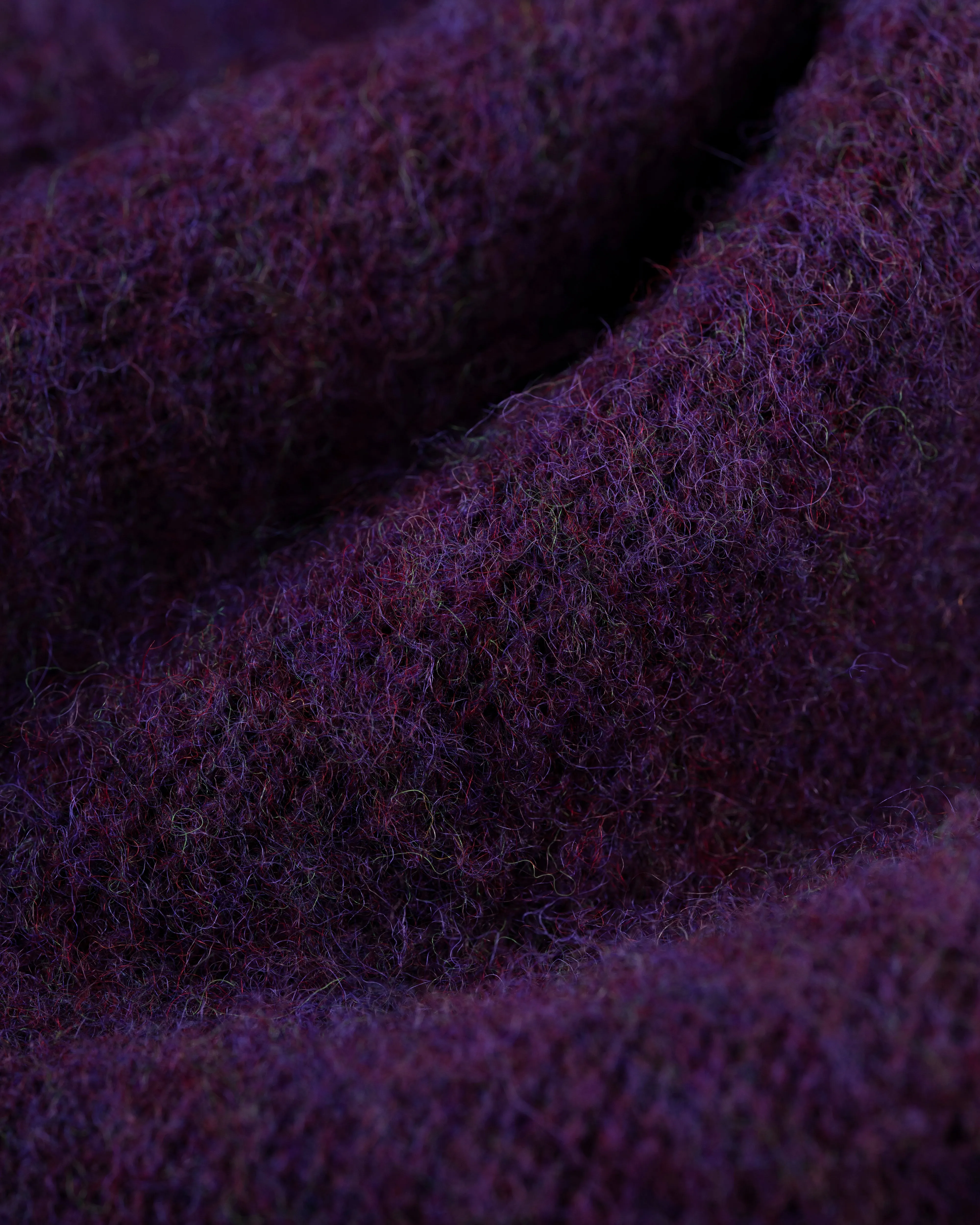 Made-in-Scotland Purple Shaggy Dog Sweater - Classic Fit sold by J. Press product image thumbnail 3