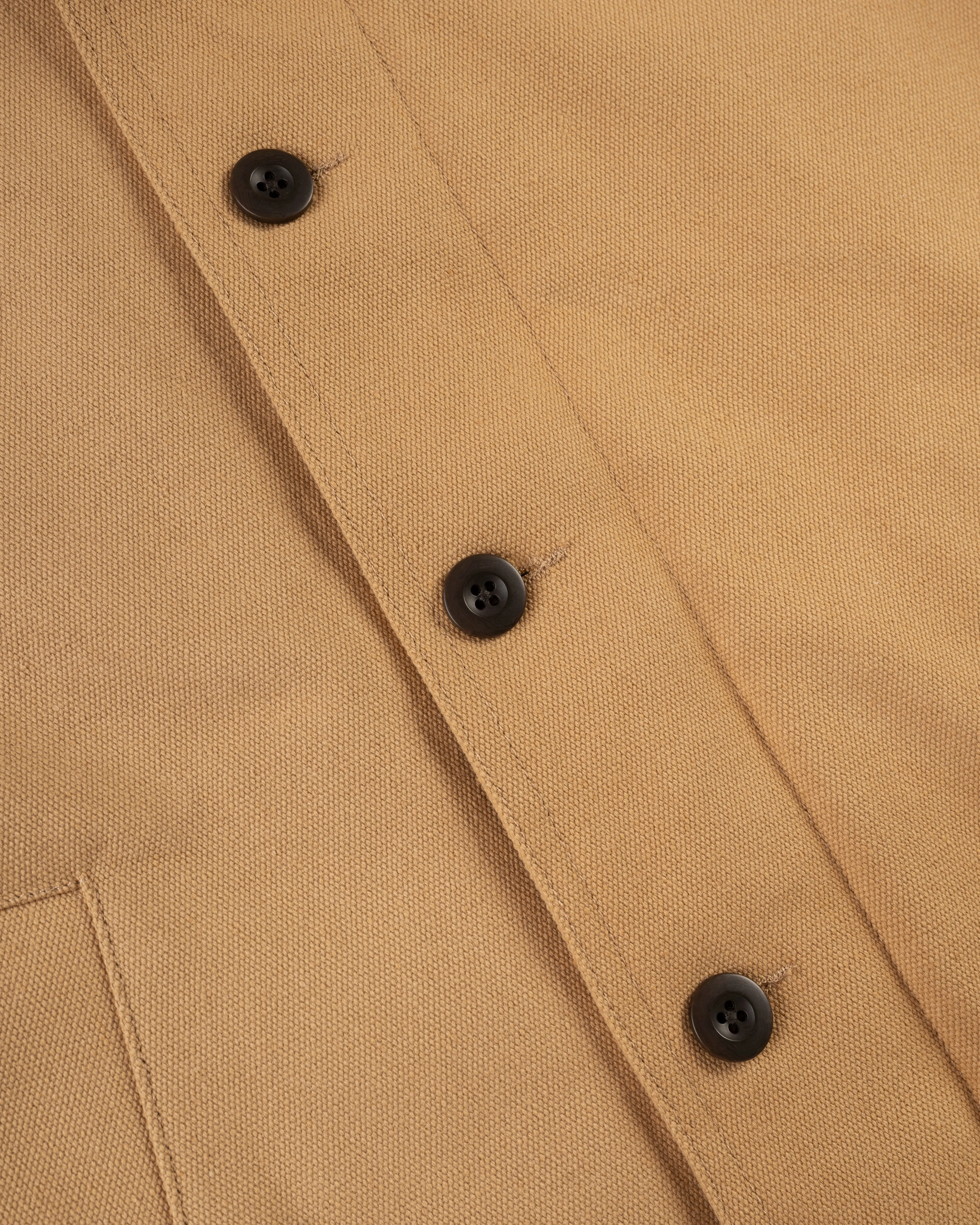 Khaki Fleece-lined Canvas Deck Jacket sold by J. Press product image thumbnail 3