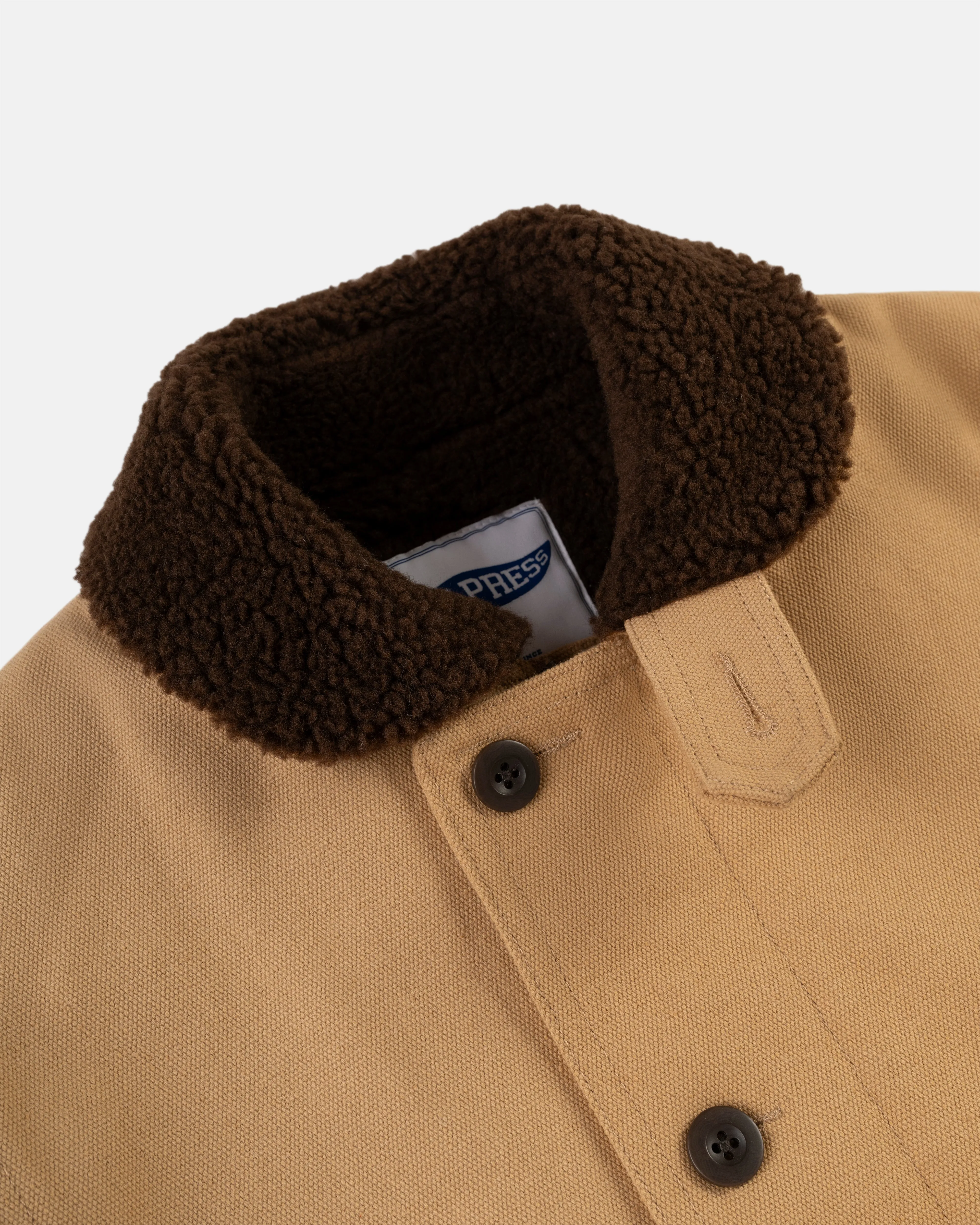 Khaki Fleece-lined Canvas Deck Jacket sold by J. Press product image thumbnail 2