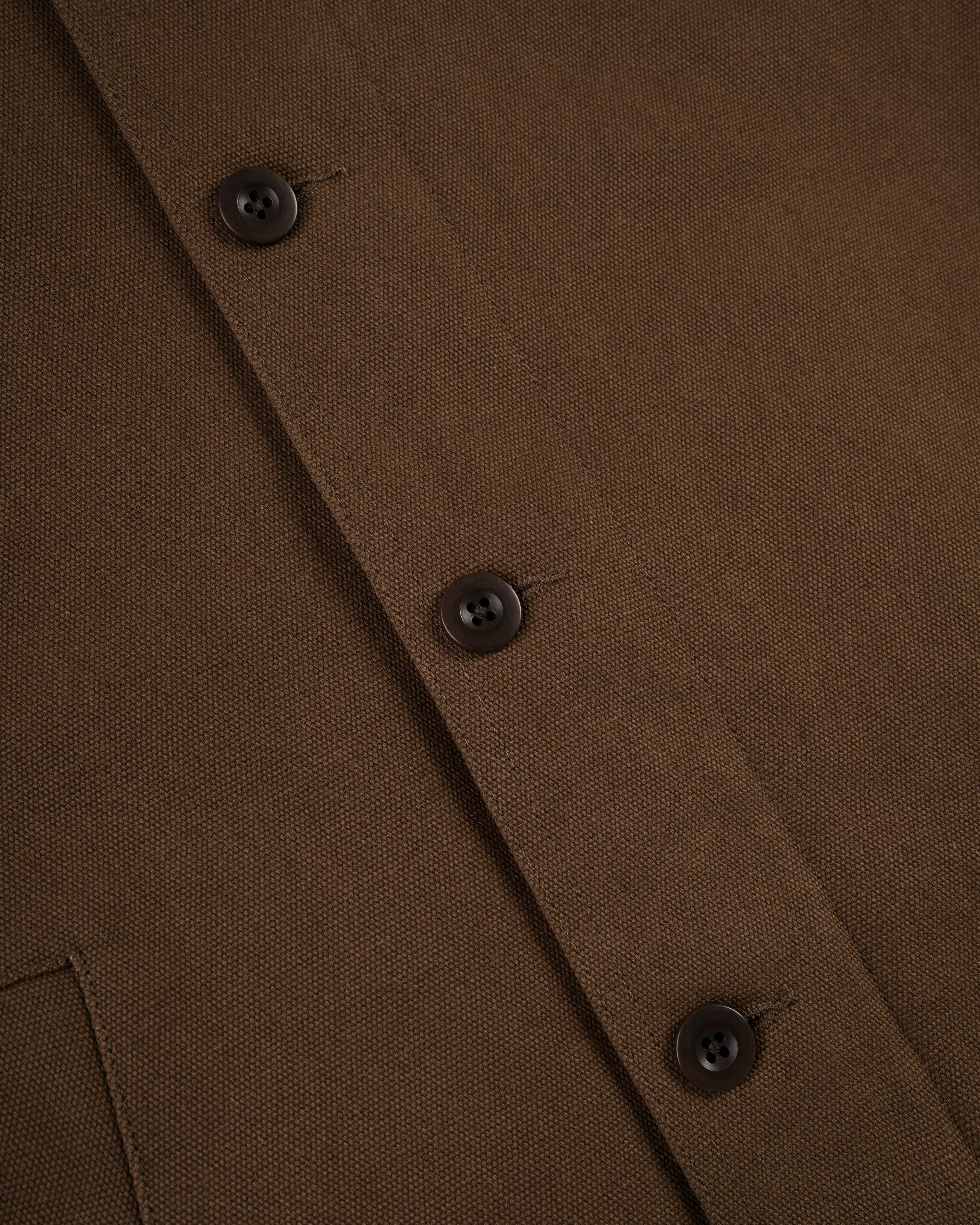 Olive Fleece-lined Canvas Deck Jacket sold by J. Press product image thumbnail 3