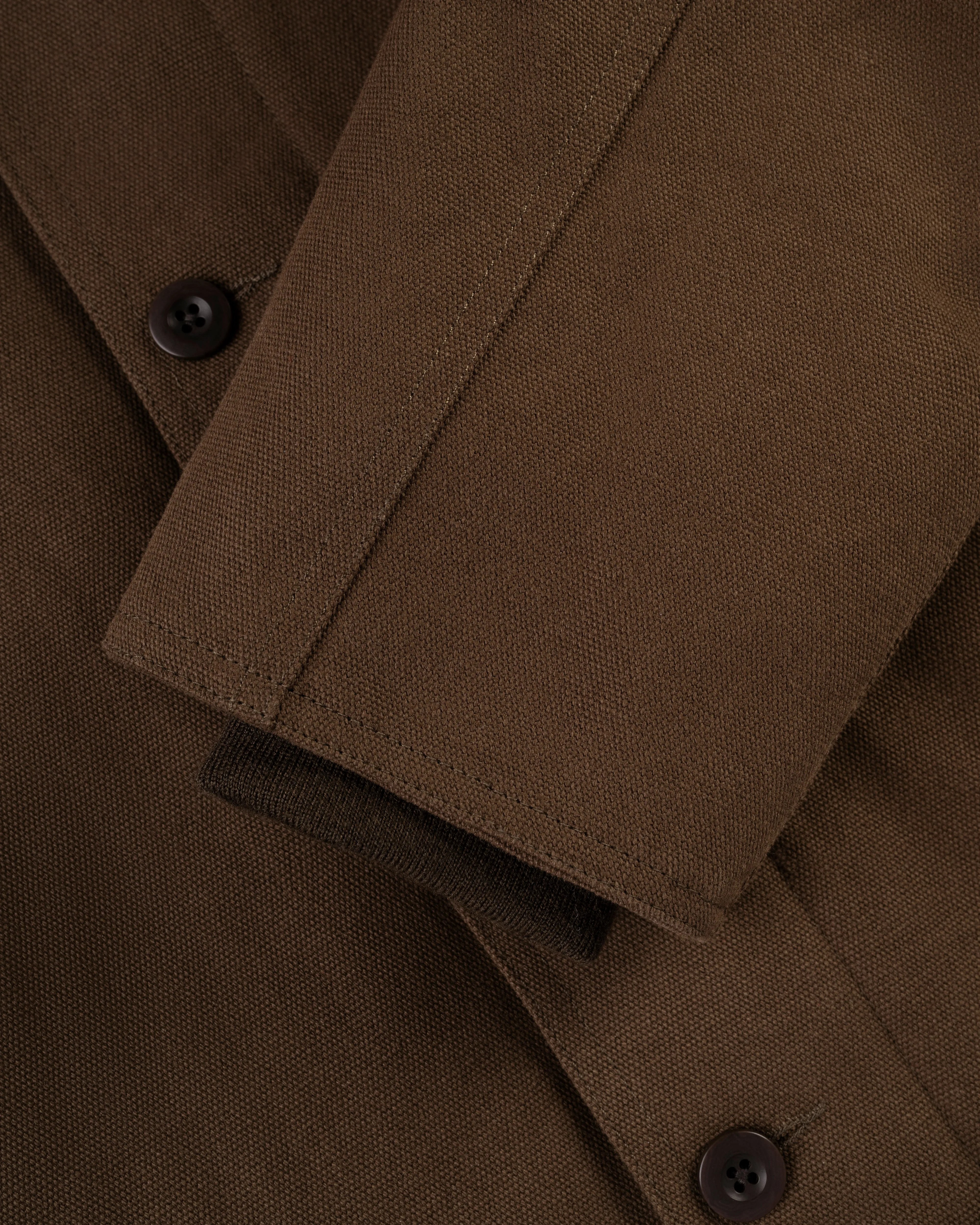 Olive Fleece-lined Canvas Deck Jacket sold by J. Press product image thumbnail 4