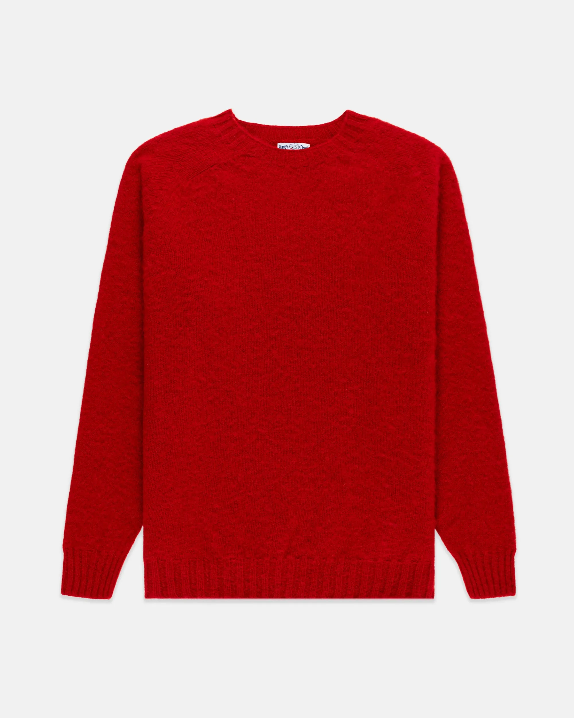 Made-in-Scotland Red Shaggy Dog Sweater - Trim Fit sold by J. Press product image thumbnail 2