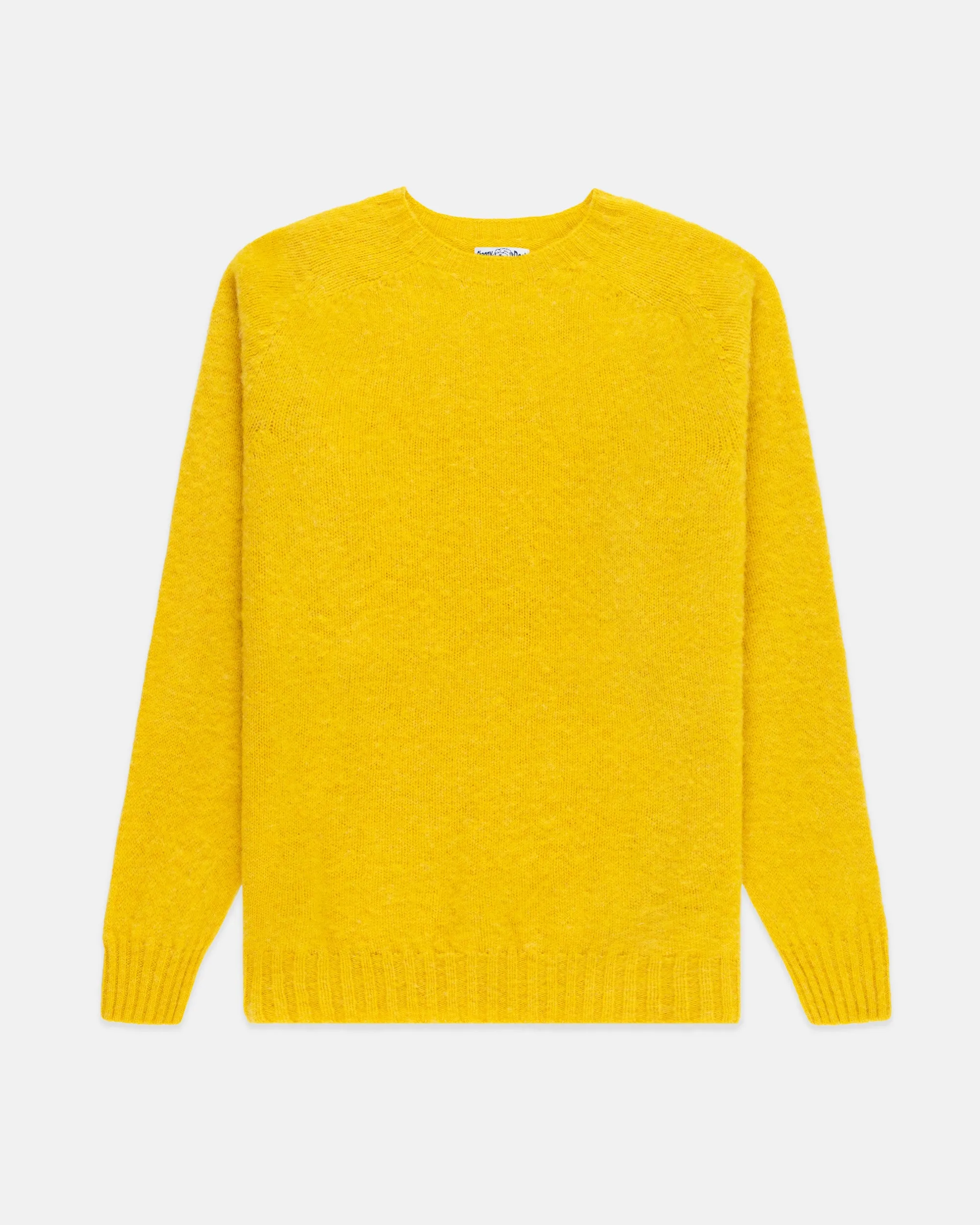 Made-in-Scotland Yellow Shaggy Dog Sweater - Trim Fit sold by J. Press product image thumbnail 2