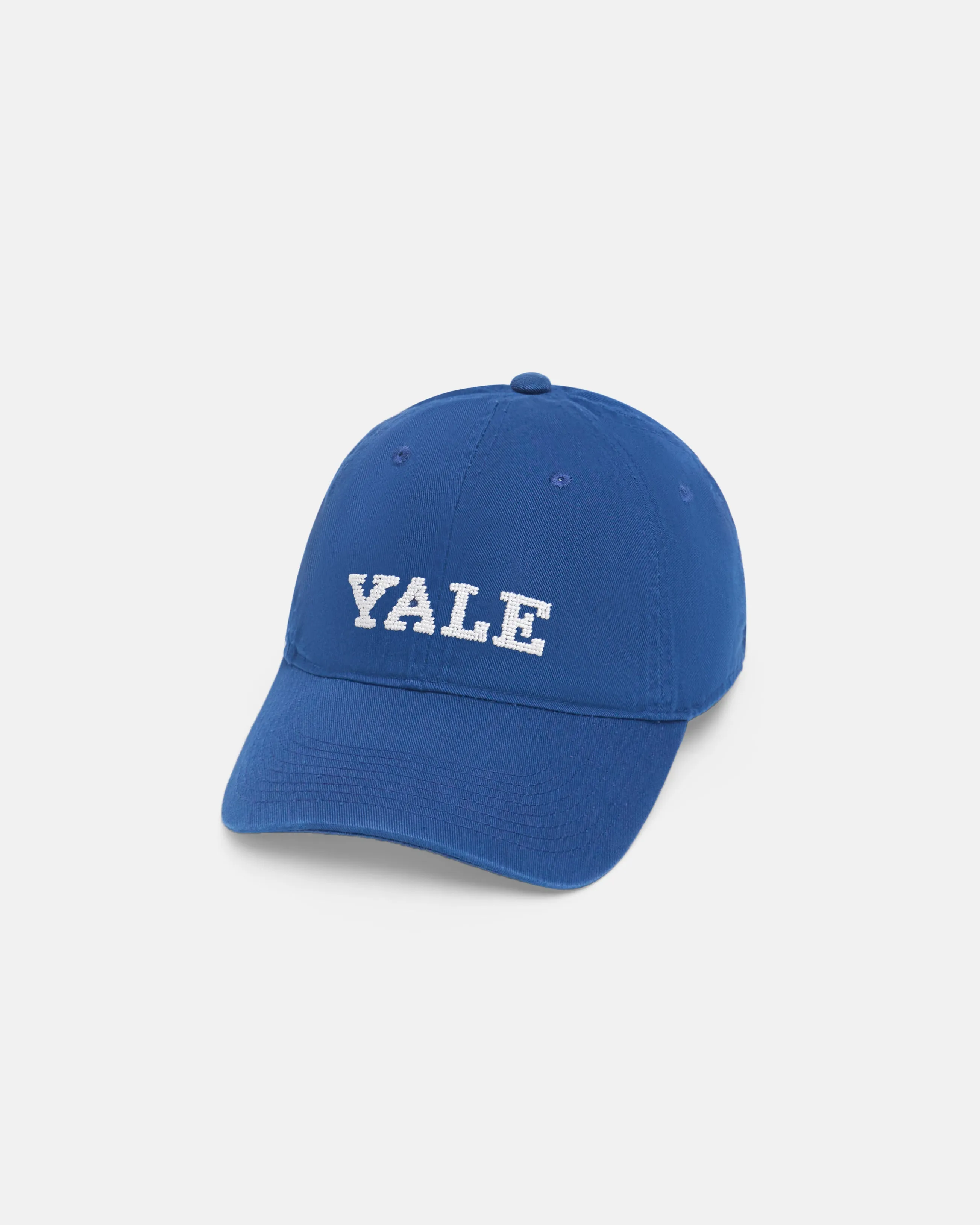 Yale Spellout Needlepoint Hat sold by J. Press