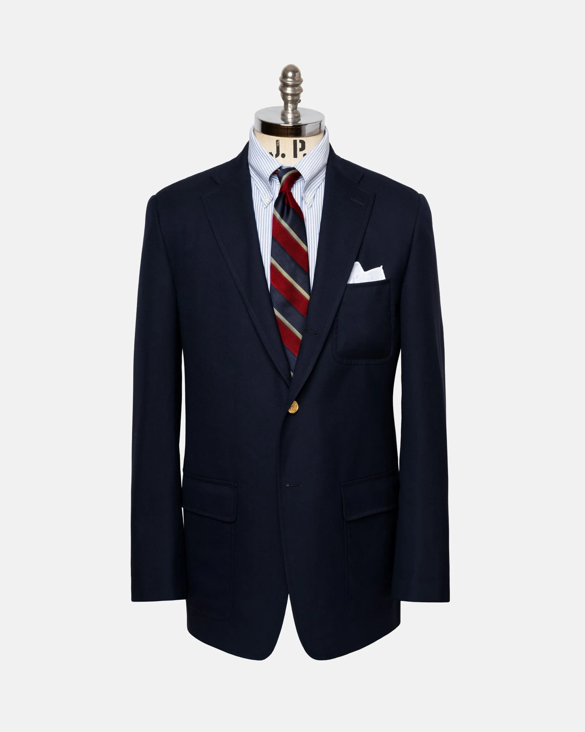 Made-in-USA Soft Make Original Navy Blazer sold by J. Press