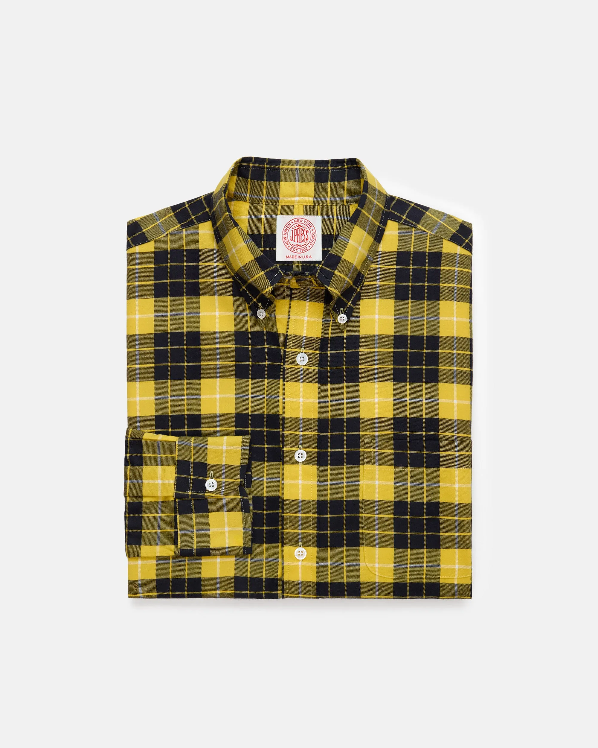 Made-in-USA MacLeod Dress Variant Tartan Flannel Sport Shirt - Classic Fit sold by J. Press