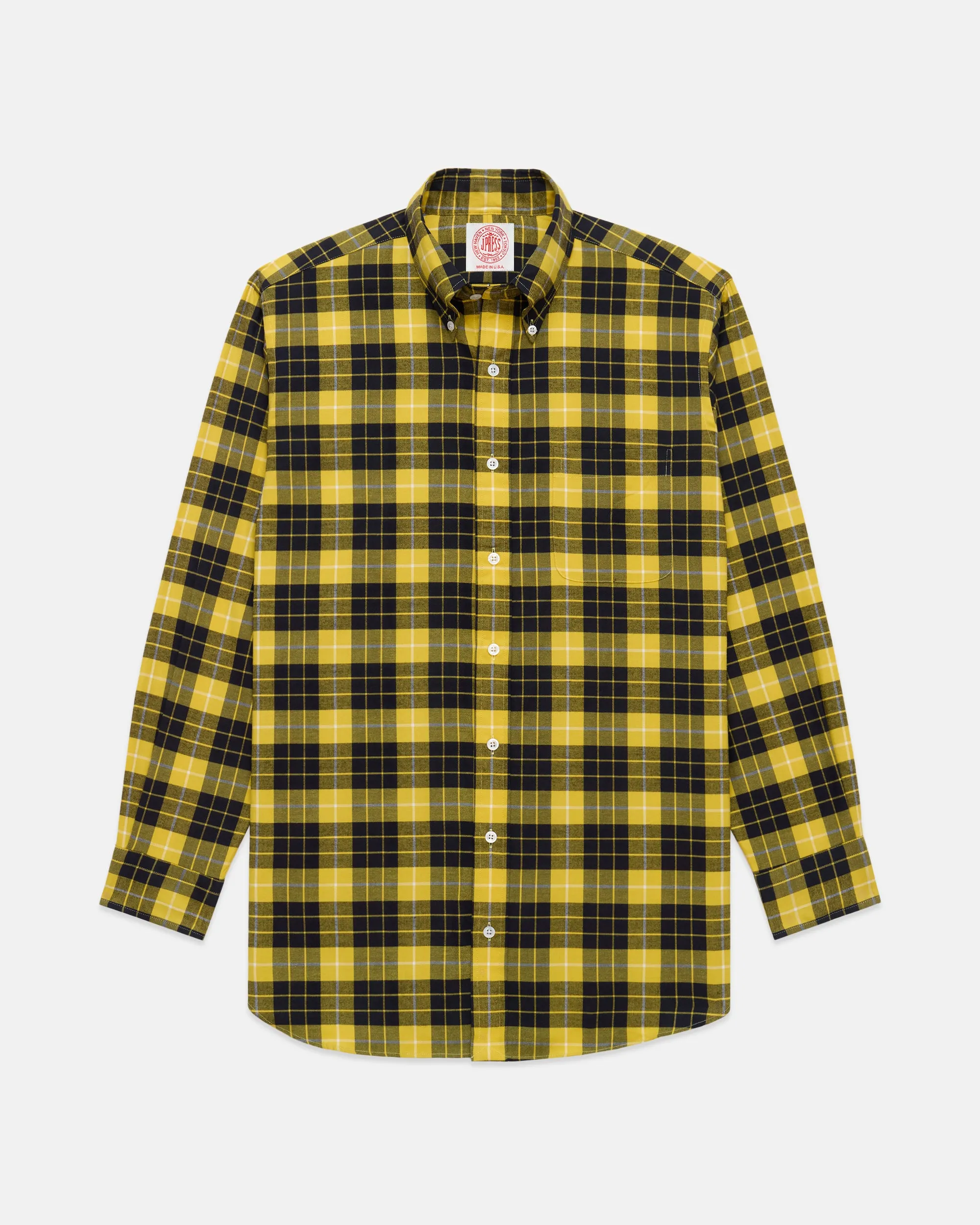 Made-in-USA MacLeod Dress Variant Tartan Flannel Sport Shirt - Classic Fit sold by J. Press product image thumbnail 2
