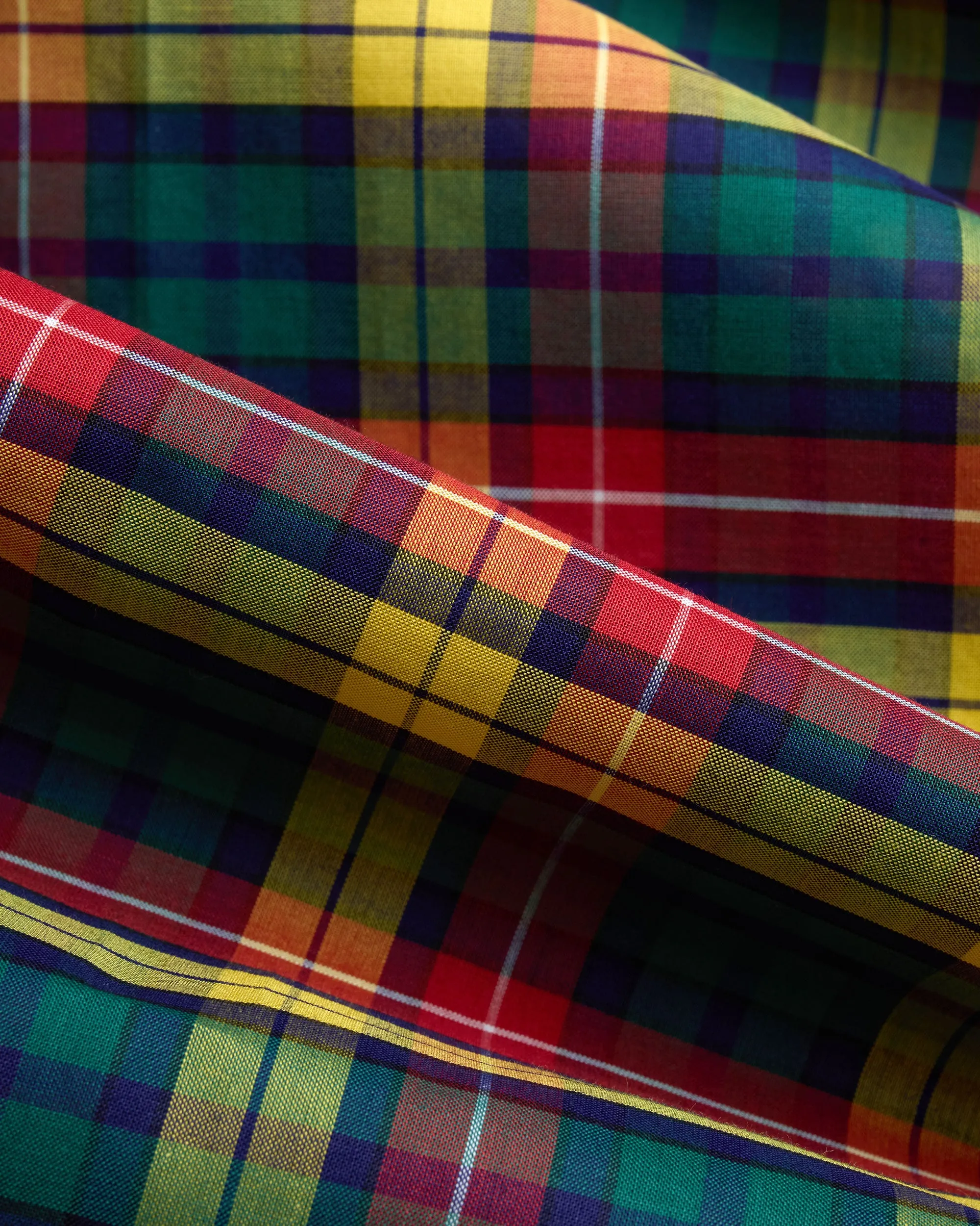 Made-in-USA Thomas Mason Buchanan Tartan Broadcloth Sport Shirt - Classic Fit sold by J. Press product image thumbnail 4