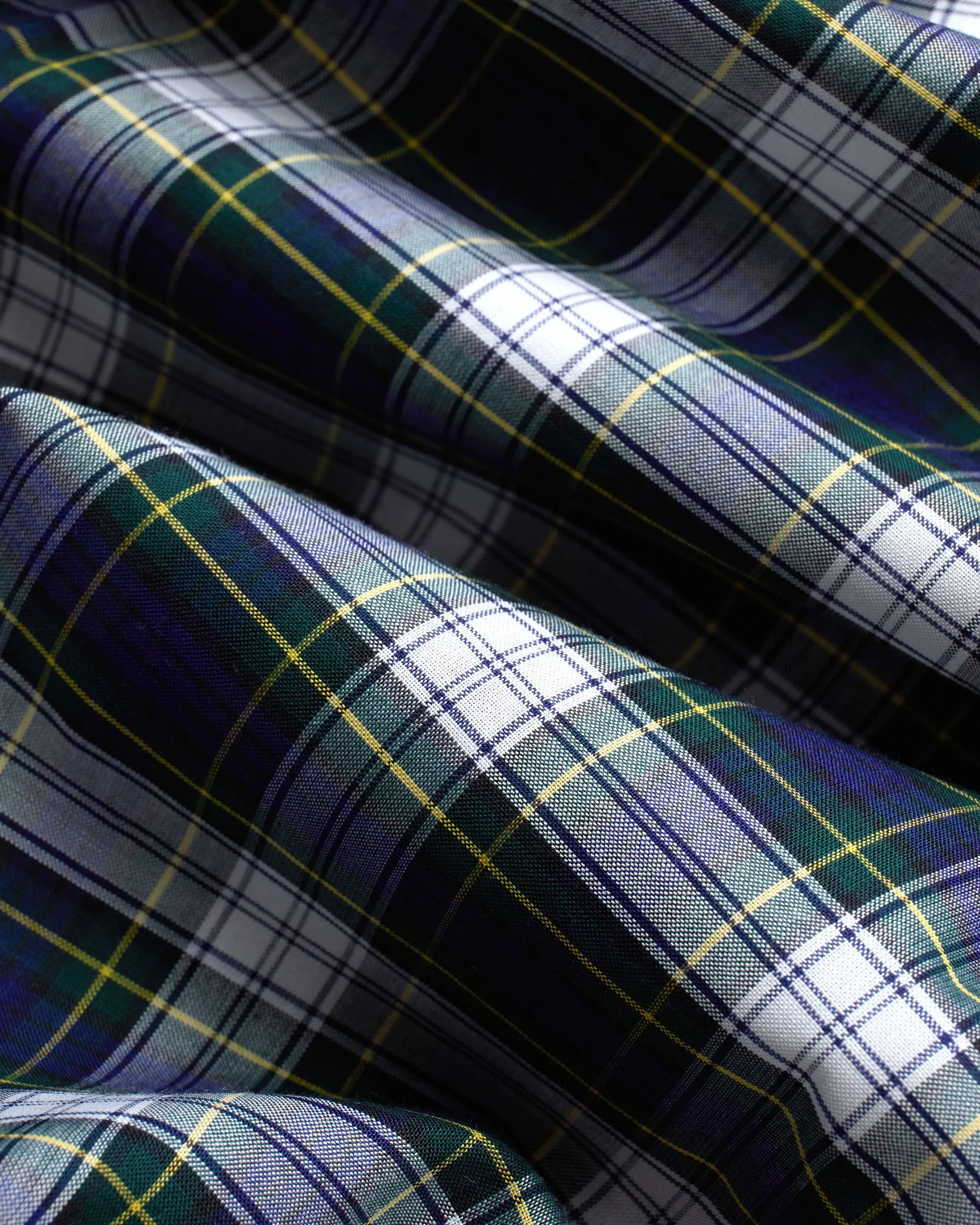 Made-in-USA Thomas Mason Dress Gordon Tartan Broadcloth Sport Shirt - Classic Fit sold by J. Press product image thumbnail 3