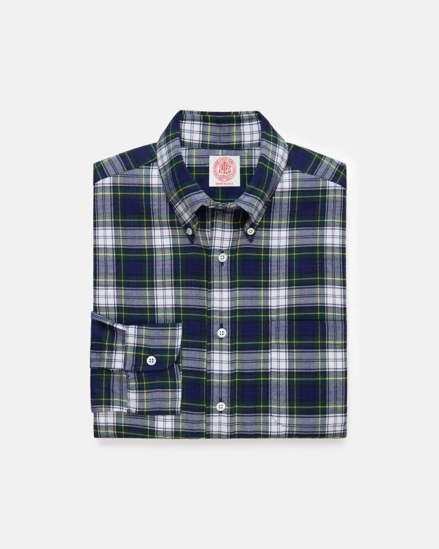 Made-in-USA Dress Gordon Tartan Flannel Sport Shirt - Classic Fit sold by J. Press