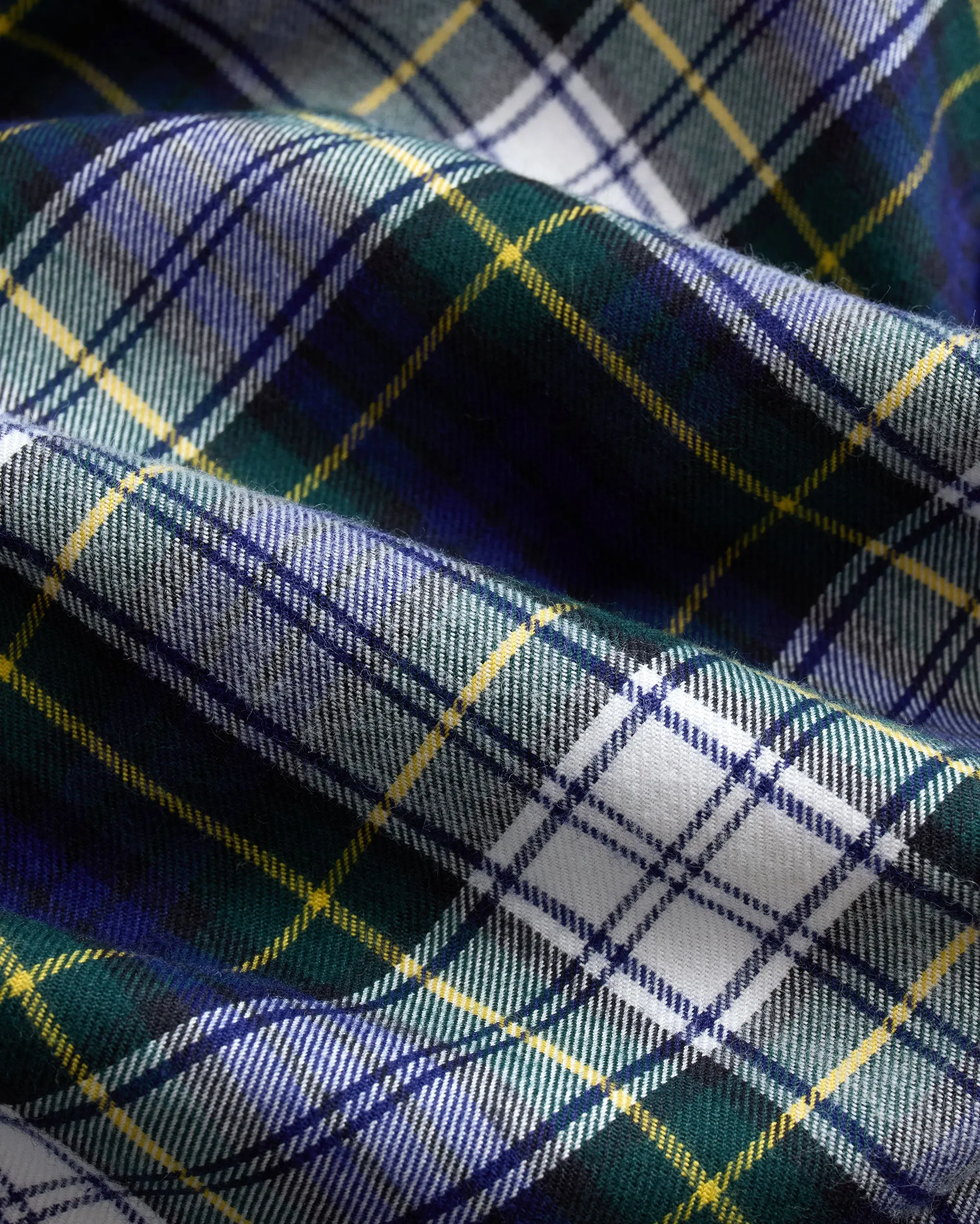 Made-in-USA Dress Gordon Tartan Flannel Sport Shirt - Classic Fit sold by J. Press product image thumbnail 3