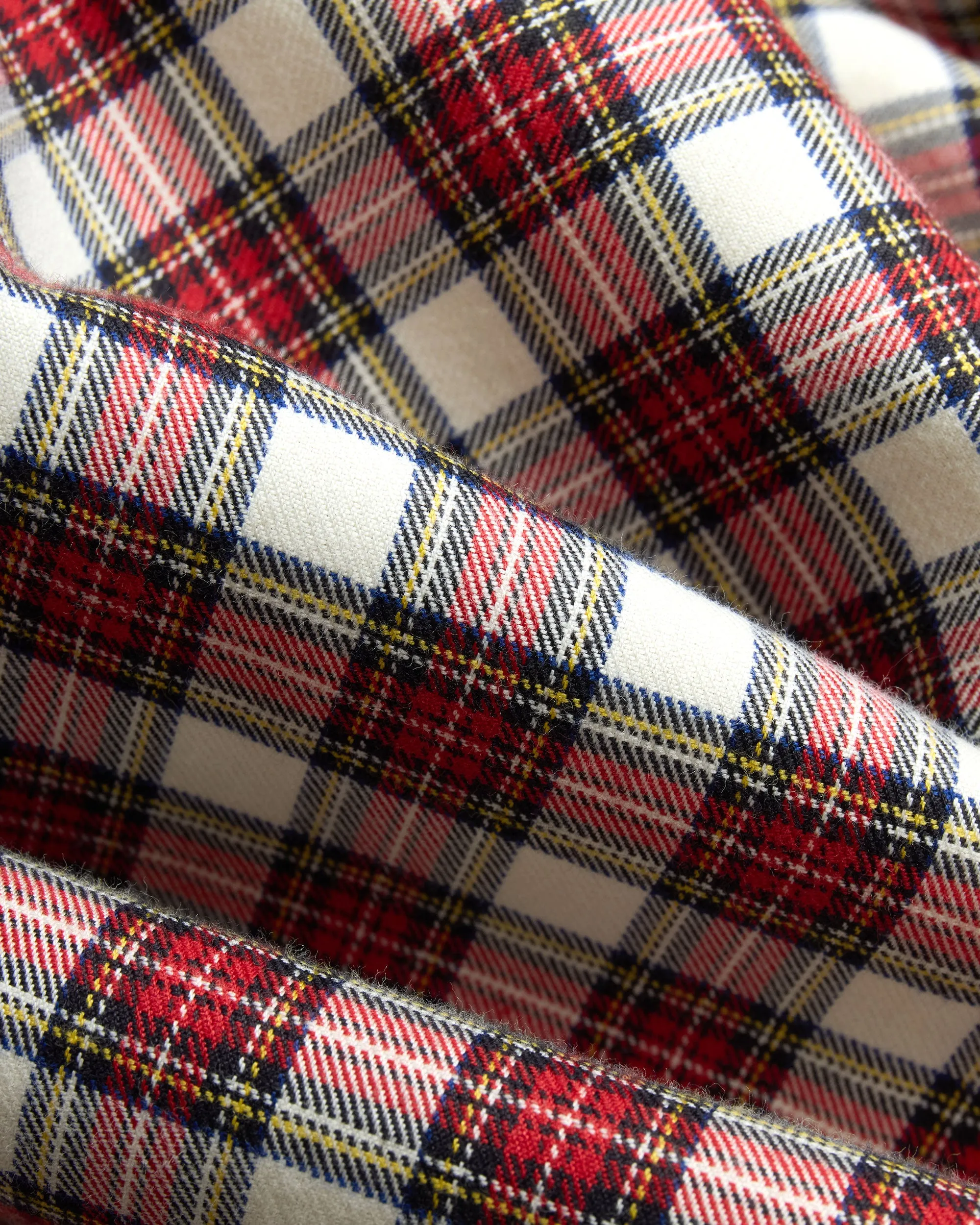 Made-in-USA Dress Stewart Tartan Flannel Sport Shirt - Classic Fit sold by J. Press product image thumbnail 3