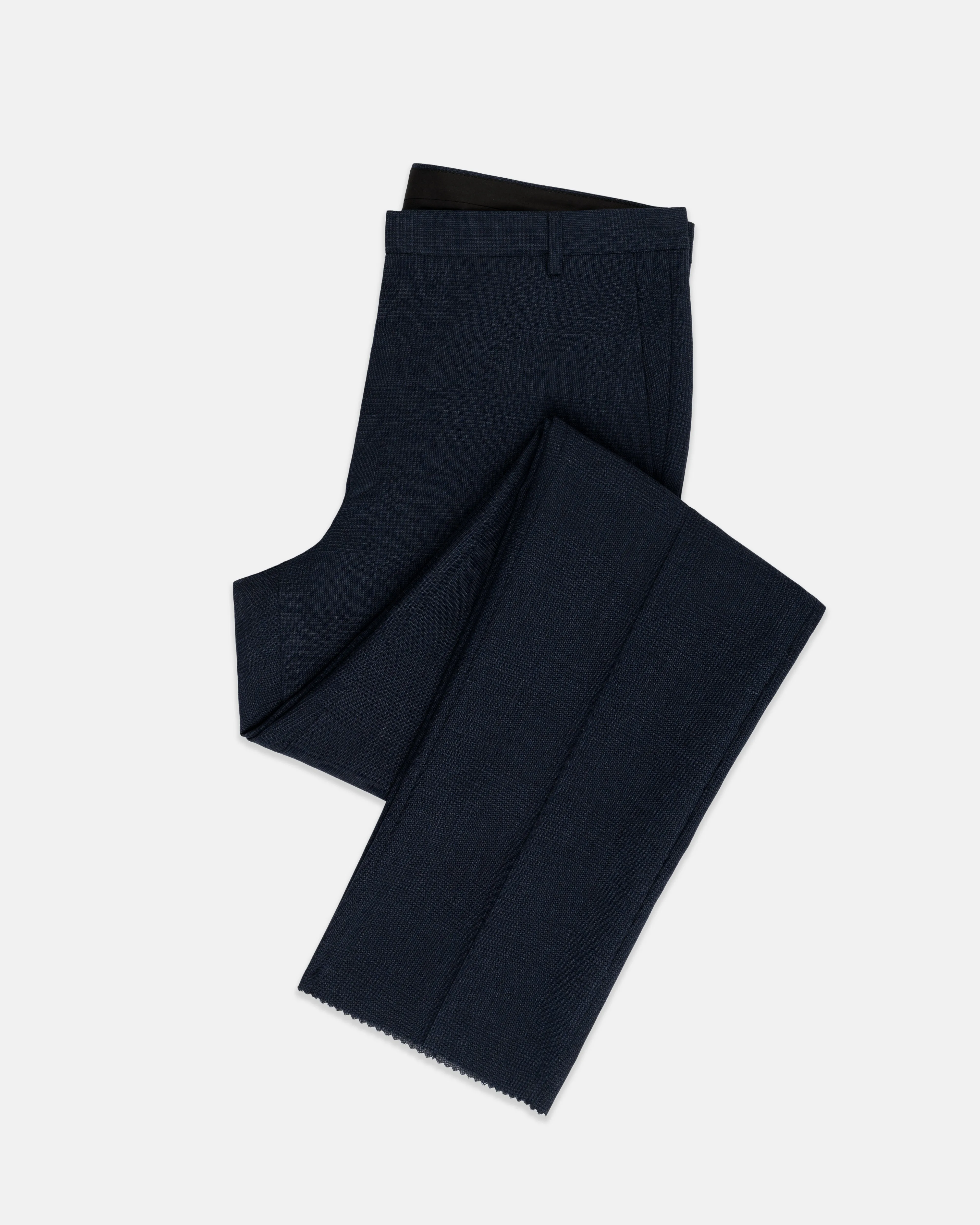 Made-in-USA Muted Navy Plaid Fox Air Suit sold by J. Press product image thumbnail 2