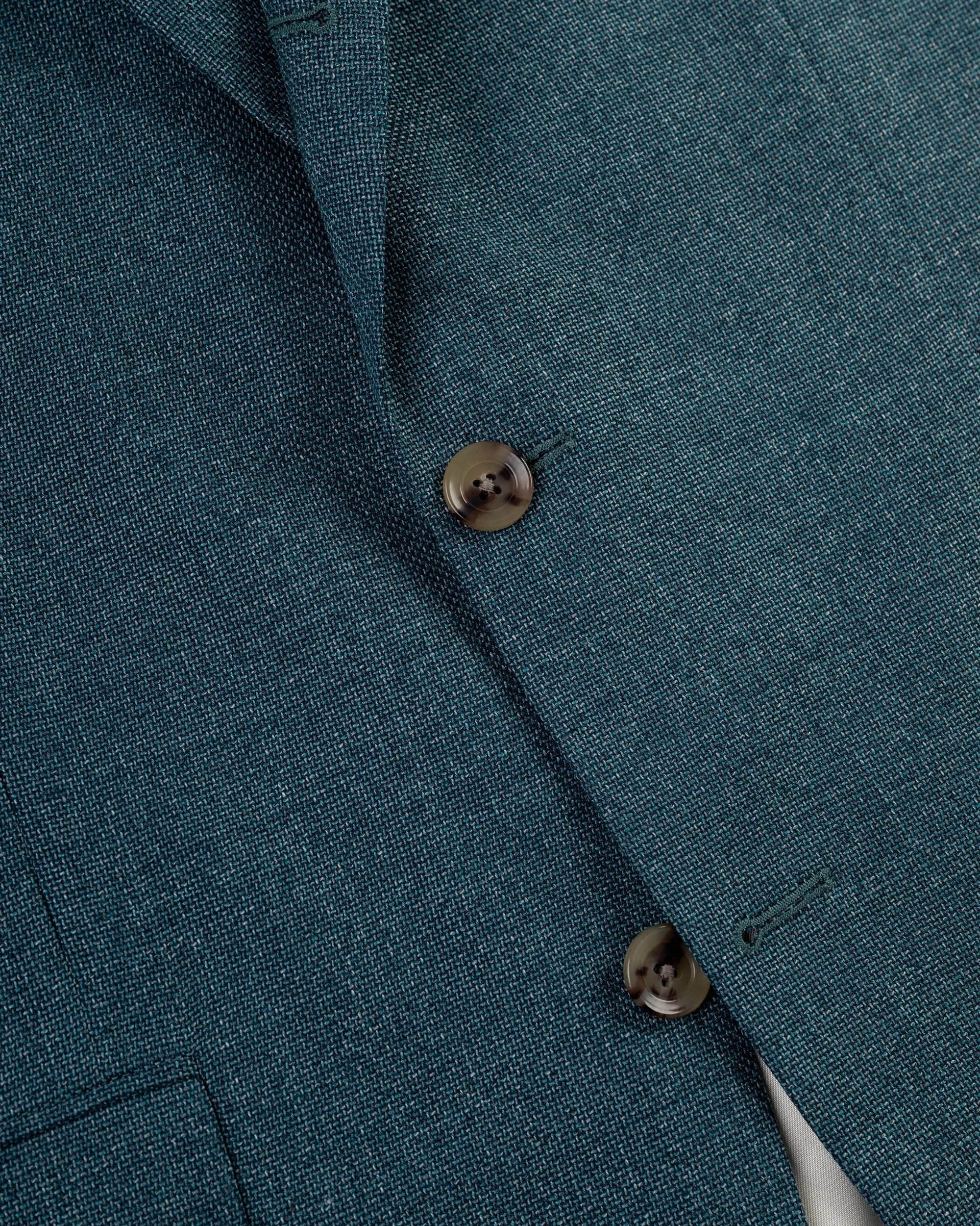 Made-in-Canada Solid Moss Green Wool Hopsack Sport Coat sold by J. Press product image thumbnail 2